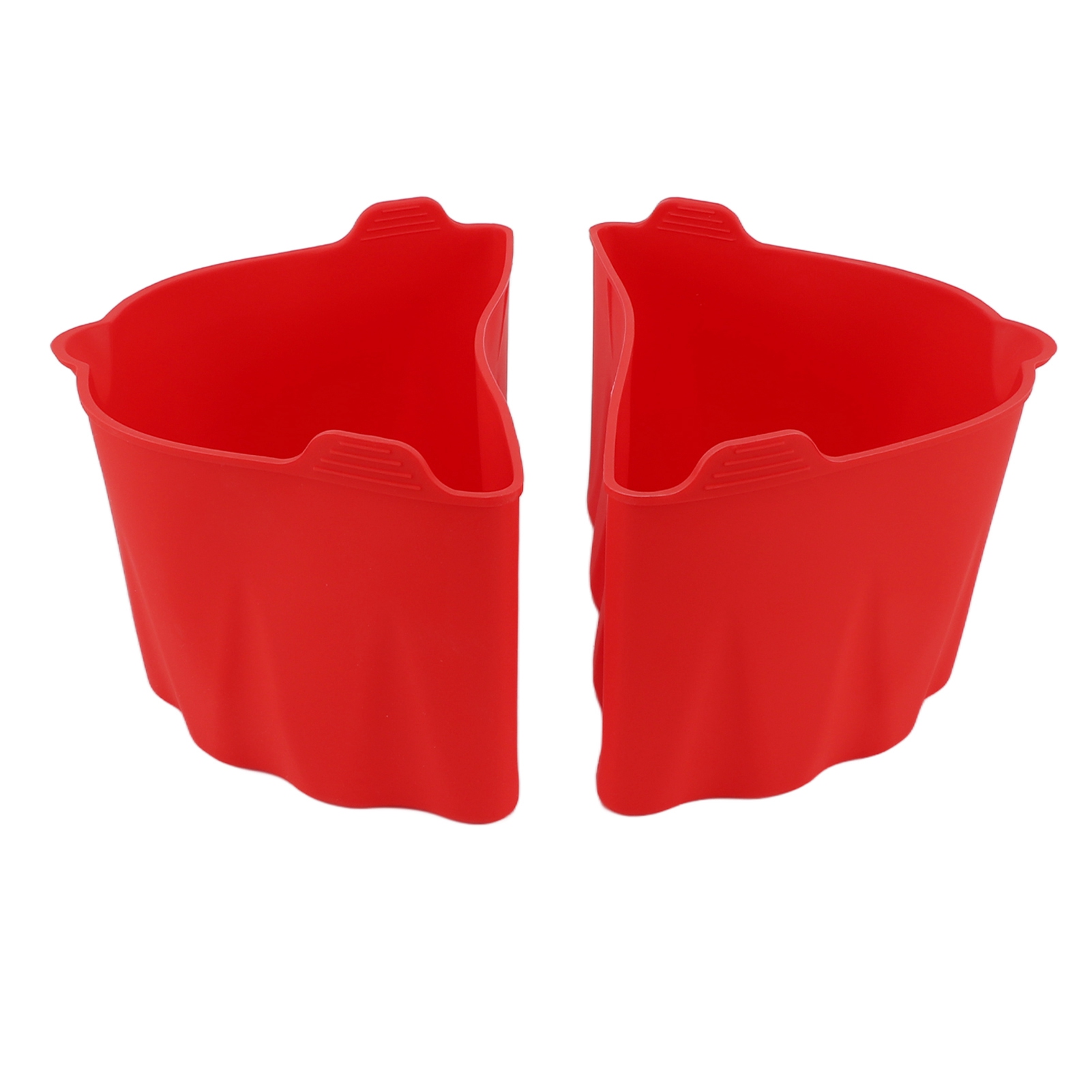 Silikon-trennwände Für 6-7-liter-schongarer – 2er-pack Rote Einsätze, Spülmaschinenfest, Hitzebeständig Bis 220 °c