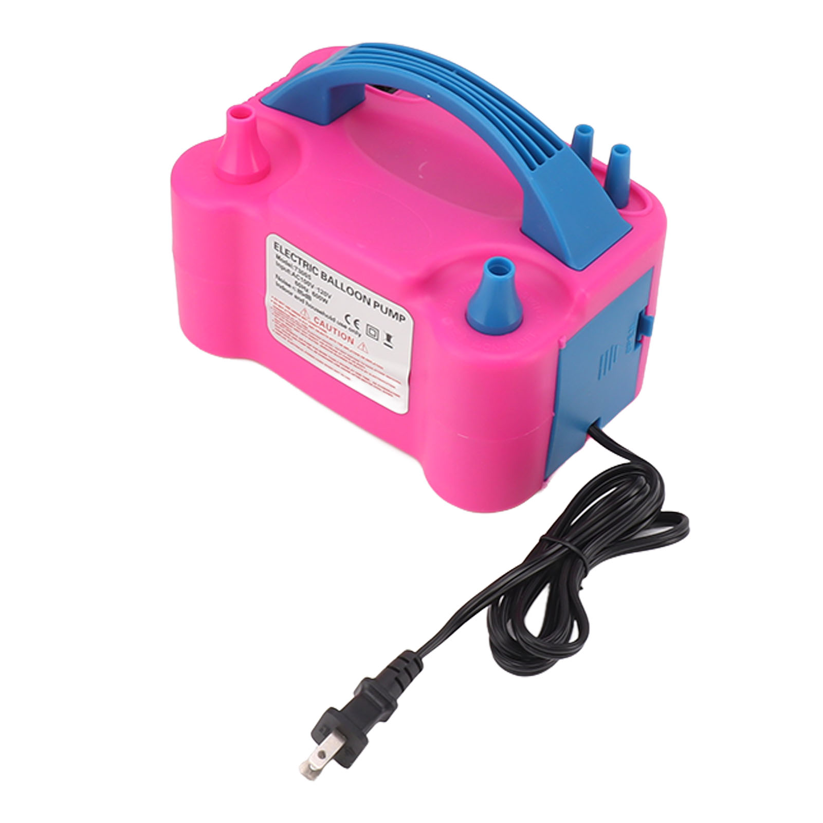 Toivize Tragbarer Elektrischer Ballonaufbläser Mit Doppel-pp-düse, 230 V, Kompakt Und Leise, Für Partys, Hochzeiten Und Geburtstage