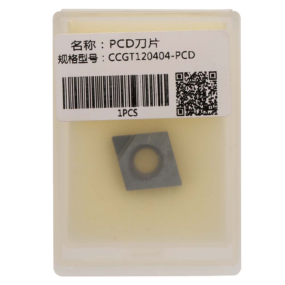 Pcd Ccgt120404 Ultrapräziser Cnc-dreheinsatz, Hochverschleißfester Polykristalliner Diamant Für Nichteisenmetalle