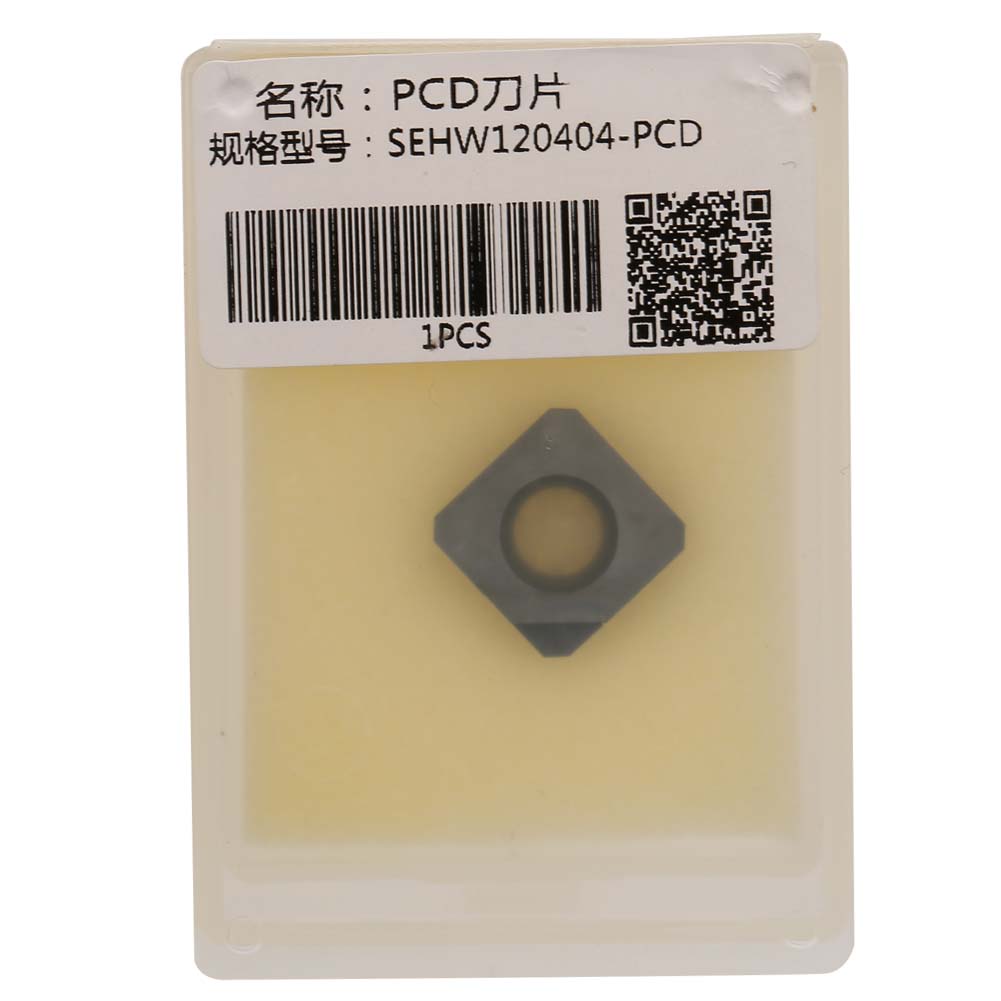 Pcd Seh120404 Schneideinsatz Für Cnc-drehmaschinen – Hochpräziser Polykristalliner Diamanteinsatz, Hohe Verschleißfestigkeit, Perfekte Oberflächengüte