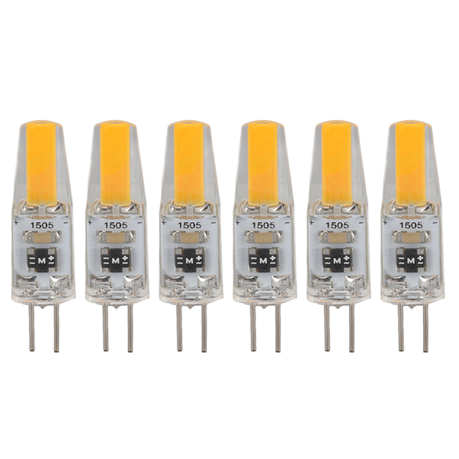 Toivize G4 2w 180lm Dimmbare Aluminium 120v Led-lampe, 6er-pack Für Kronleuchter Und Wandleuchten