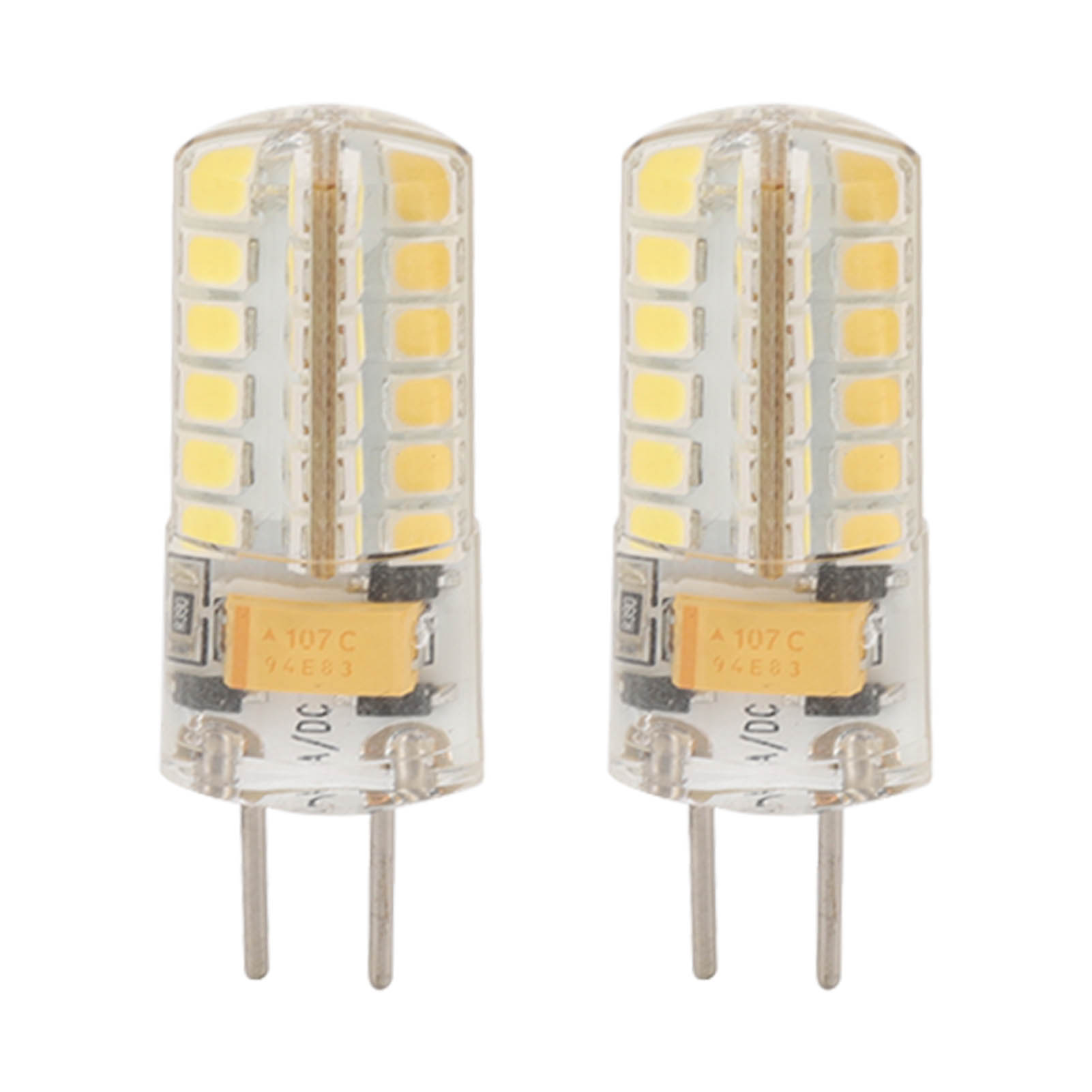 Toivize Gy6.35 Led-lampe, 12 V, 3 W, Dimmbar, Kaltweiß 6000 K, 360° Abstrahlwinkel, Ersatz Für 50-w-halogenlampe, 2er-pack