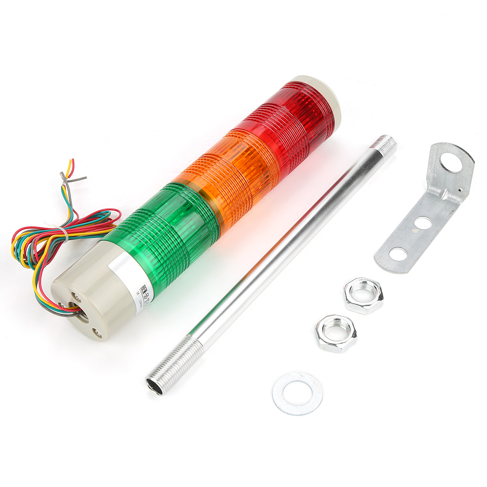 Bem-50-3t-d Led-dreifarbensignalleuchte (rot, Gelb, Grün) 220 V, Robuste As/abs/pc-konstruktion Für Industriemaschinen