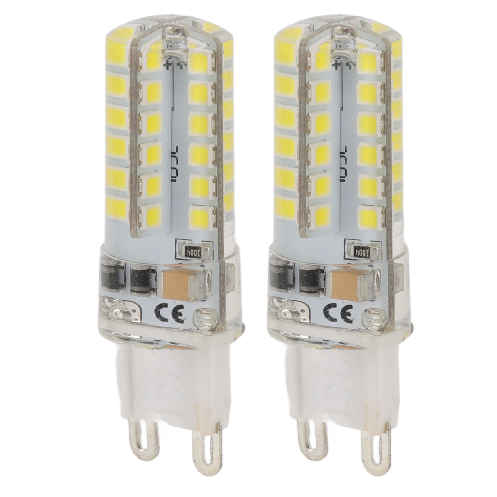 Dimmbare G9 Led-lampen, 6000 K Kaltweiß, 2 Stück, Keramik, 53 Mm, 110 V, Flimmerfrei, Für Kronleuchter Und Deckenleuchten Im Innenbereich