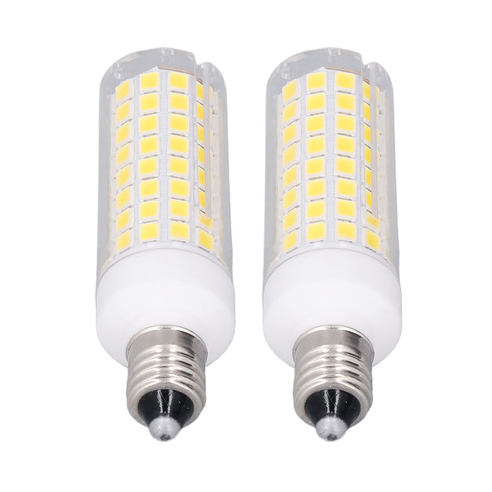 E11 10w Led-maiskolbenlampe, 2er-pack, Dimmbar, Natürliches Licht, 102 Leds, 100–120 V Wechselstrom, Flimmerfrei, 360°-keramikfassung