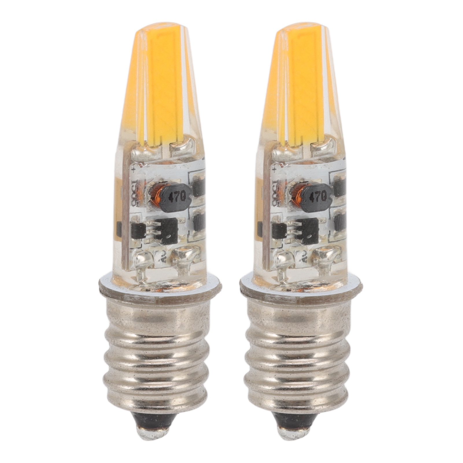 2er-pack E12 2w 12v Led-lampen, Warmweiß 3000k, Kerzenfassung, Energiesparend Für Kronleuchter Und Dekorative Wandleuchten Im Innenbereich