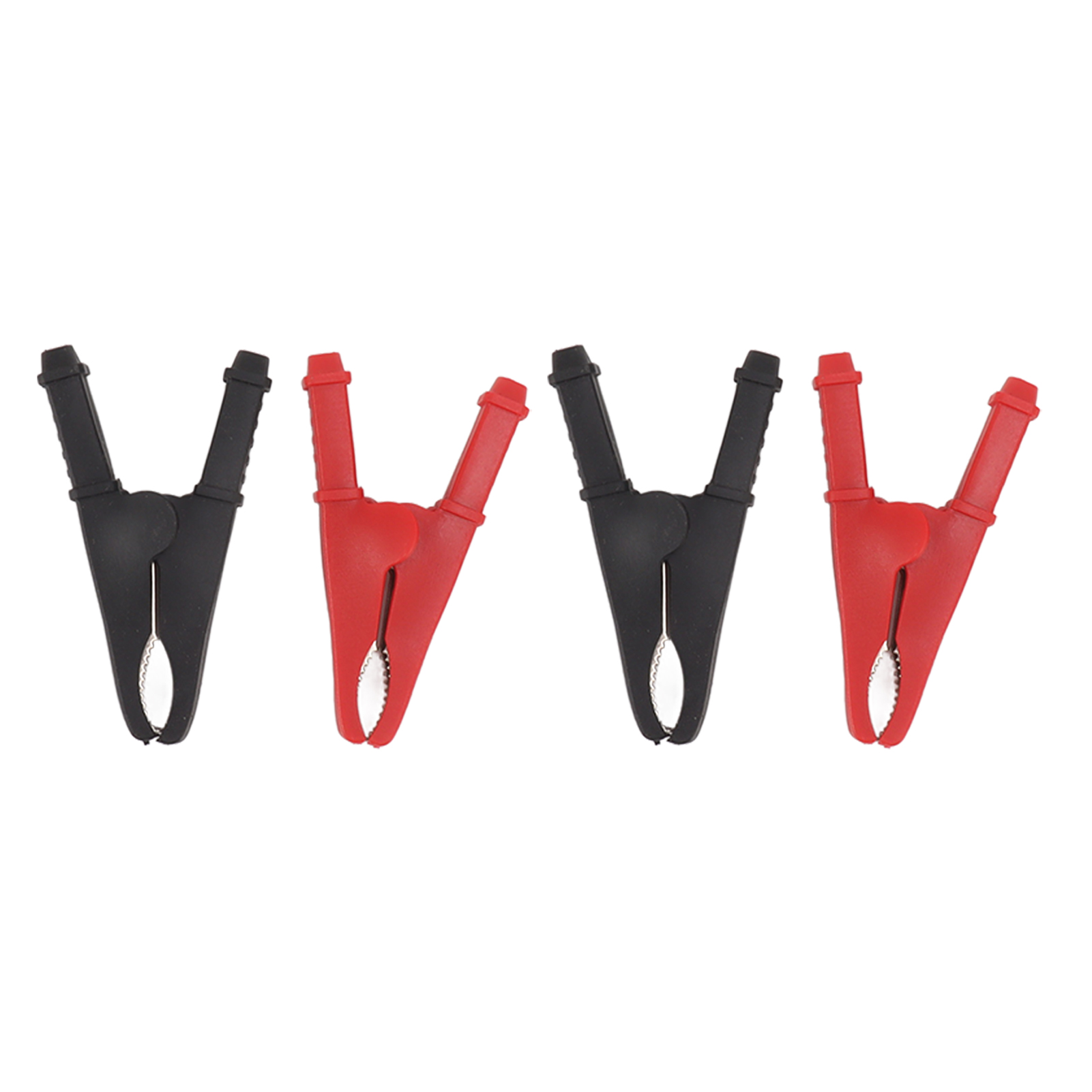 Toivize 4-teiliges Krokodilklemmen-set, Reinkupfer, Vernickelt, 50 A 1000 V, Niedriger Widerstand, Für Elektrische Prüfungen Und Professionelle Heimwerkerprojekte