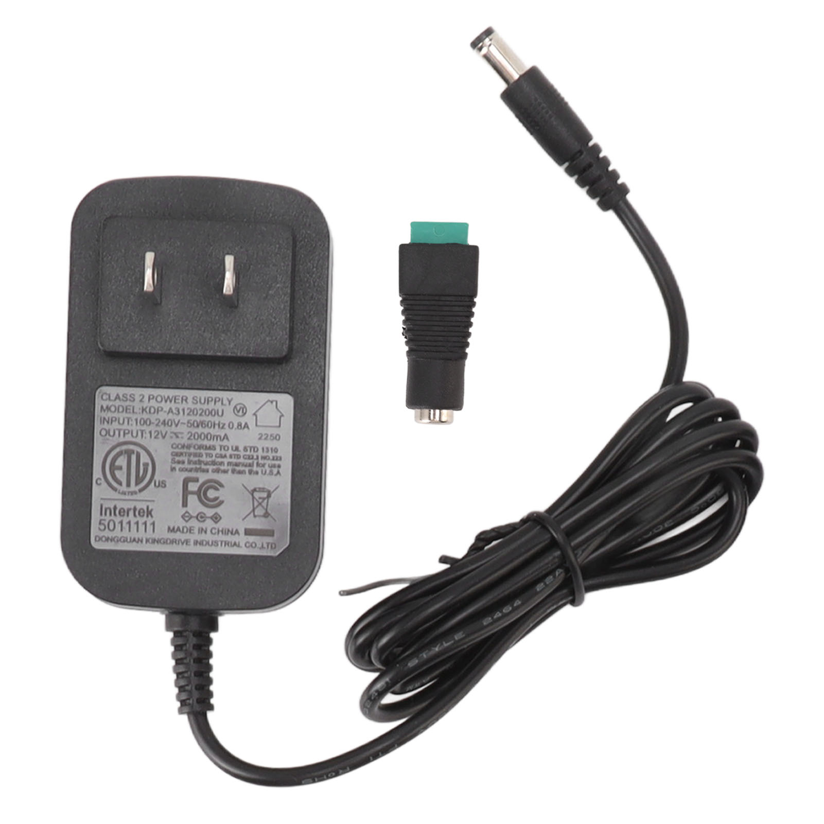 Toivize 12v 2a Ac/dc-netzteil, Stabilisierte Stromversorgung Für Led-streifen, Tv-bildschirme, Kameras, Eu-stecker, Integrierter Schutz