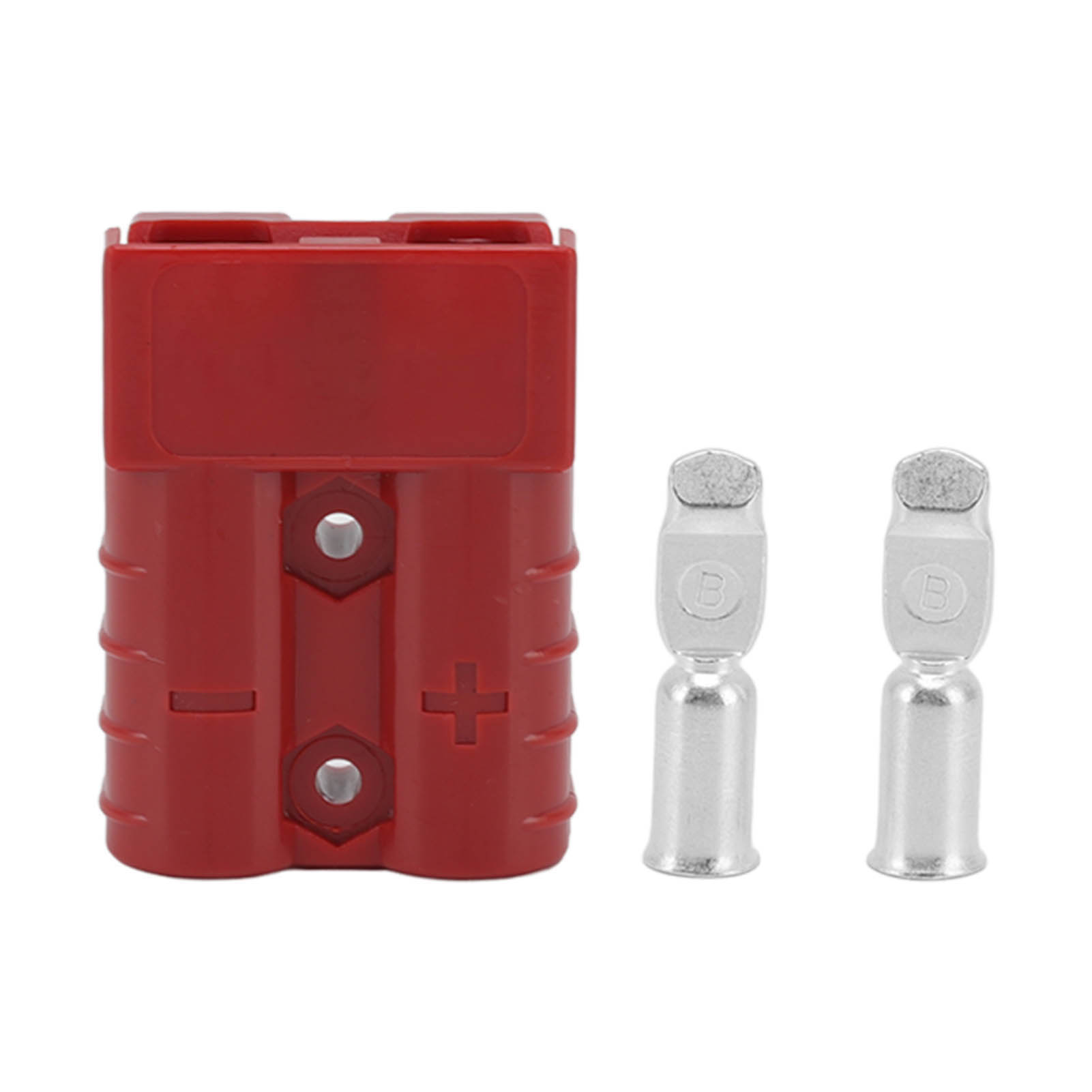 50a 600v Universeller Kompakter Roter Abs-solar-elektrostecker, Polaritätsunabhängig, Für Dual-batterie-fahrzeugsysteme