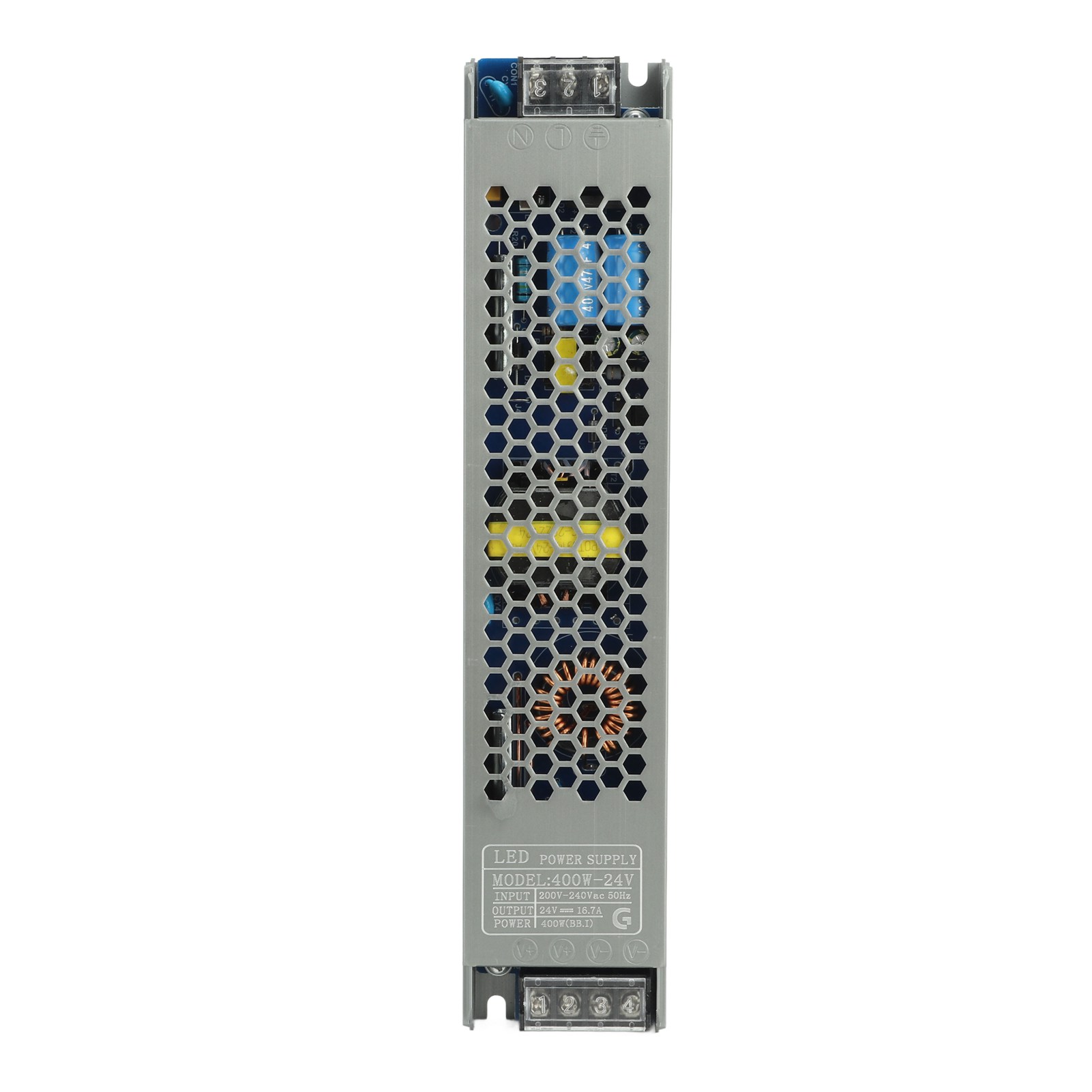 Toivize 400w 24v Dc Led-transformator, Leichtes Aluminium-netzteil, Leiser Betrieb, Optimale Wärmeableitung Für Professionelle Beleuchtung