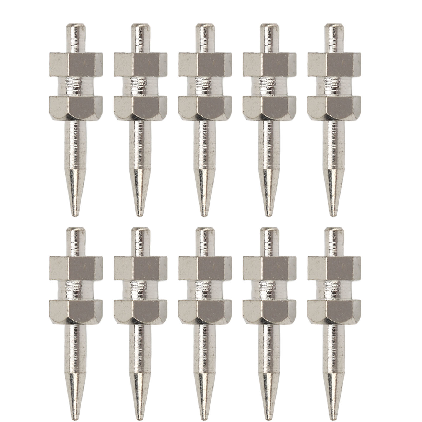 Packung Mit 10 Ersatzsonden Für Feuchtigkeitsmessgeräte, 2 Cm, Hochpräzise, Verzinntes Eisen, Für Holz, Karton Und Baumaterialien