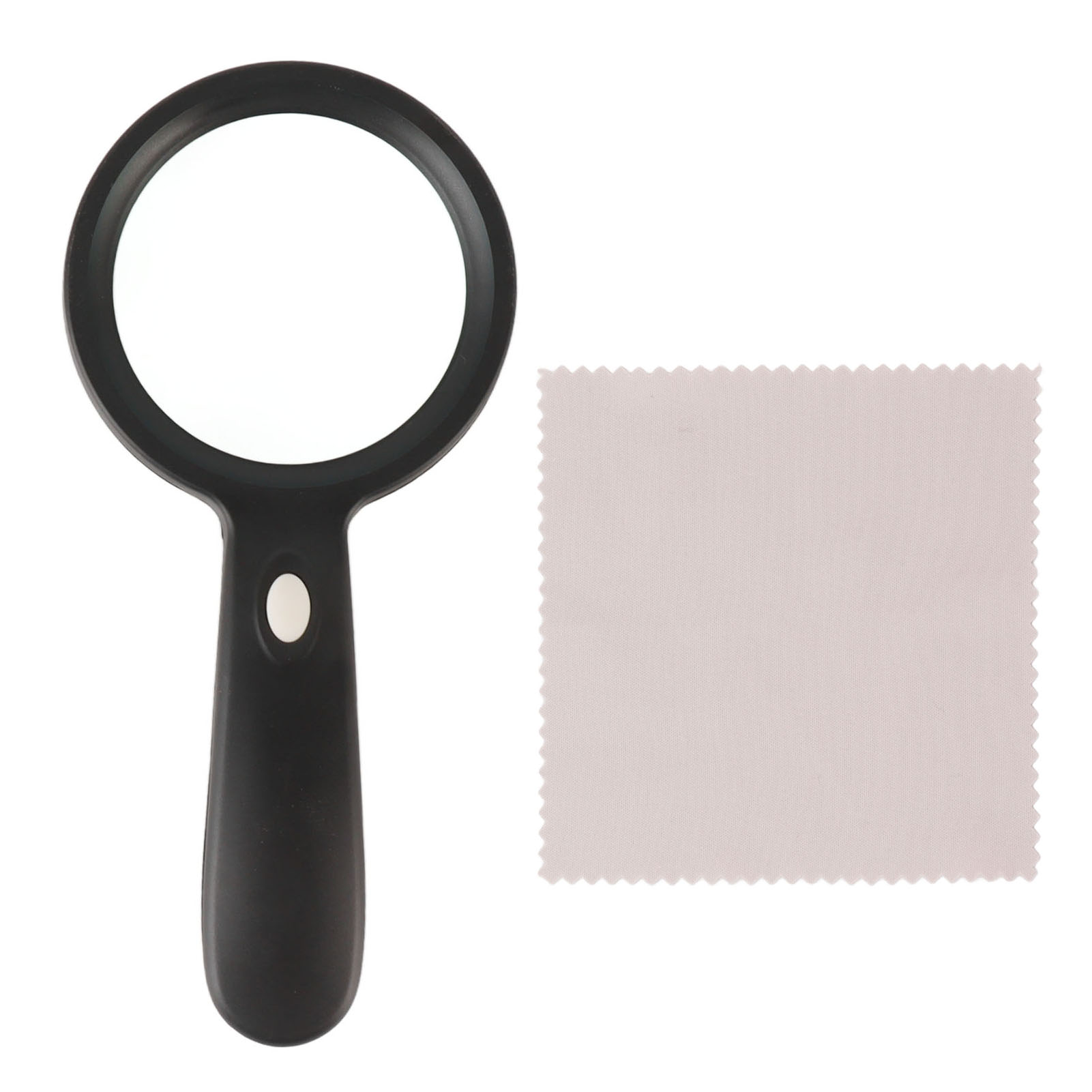10-fache Led-handlupe Mit 85-mm-glaslinse, 12 Leds, Präzises Lesen, Ergonomisches Design, Aaa-batterien