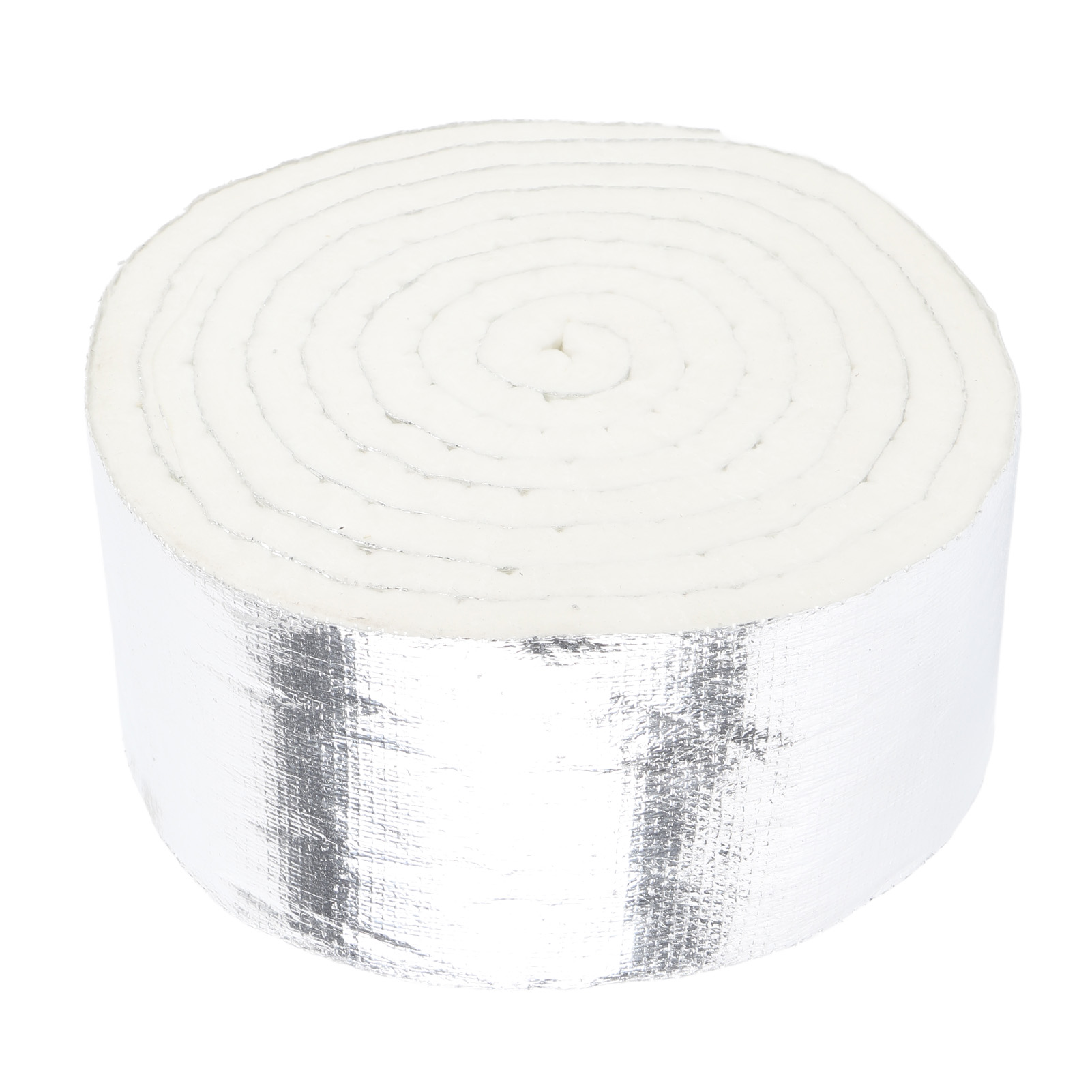 Impa813872 Aluminium-glasfaser-wärmedämmband 100x12mm 3,3m Selbstklebend Hitzebeständig 1000°c Für Rohre