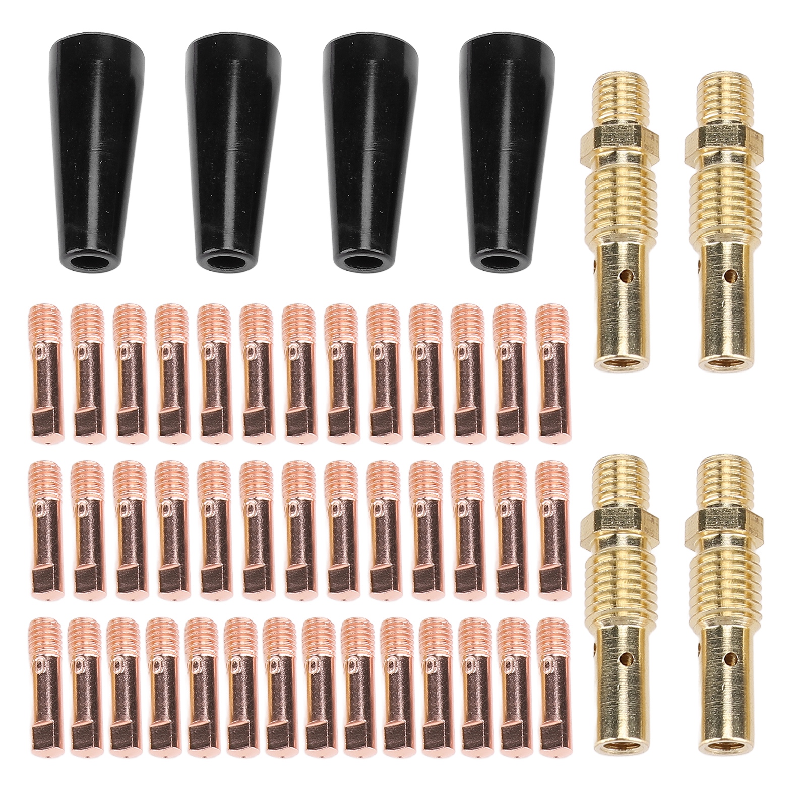 48-teiliges Mig-schweißbit-set (gaslos) M6x25 0,76 Mm, Kompatibel Mit Lincoln Magnum 100l Weld-pak Hochtemperaturstahl