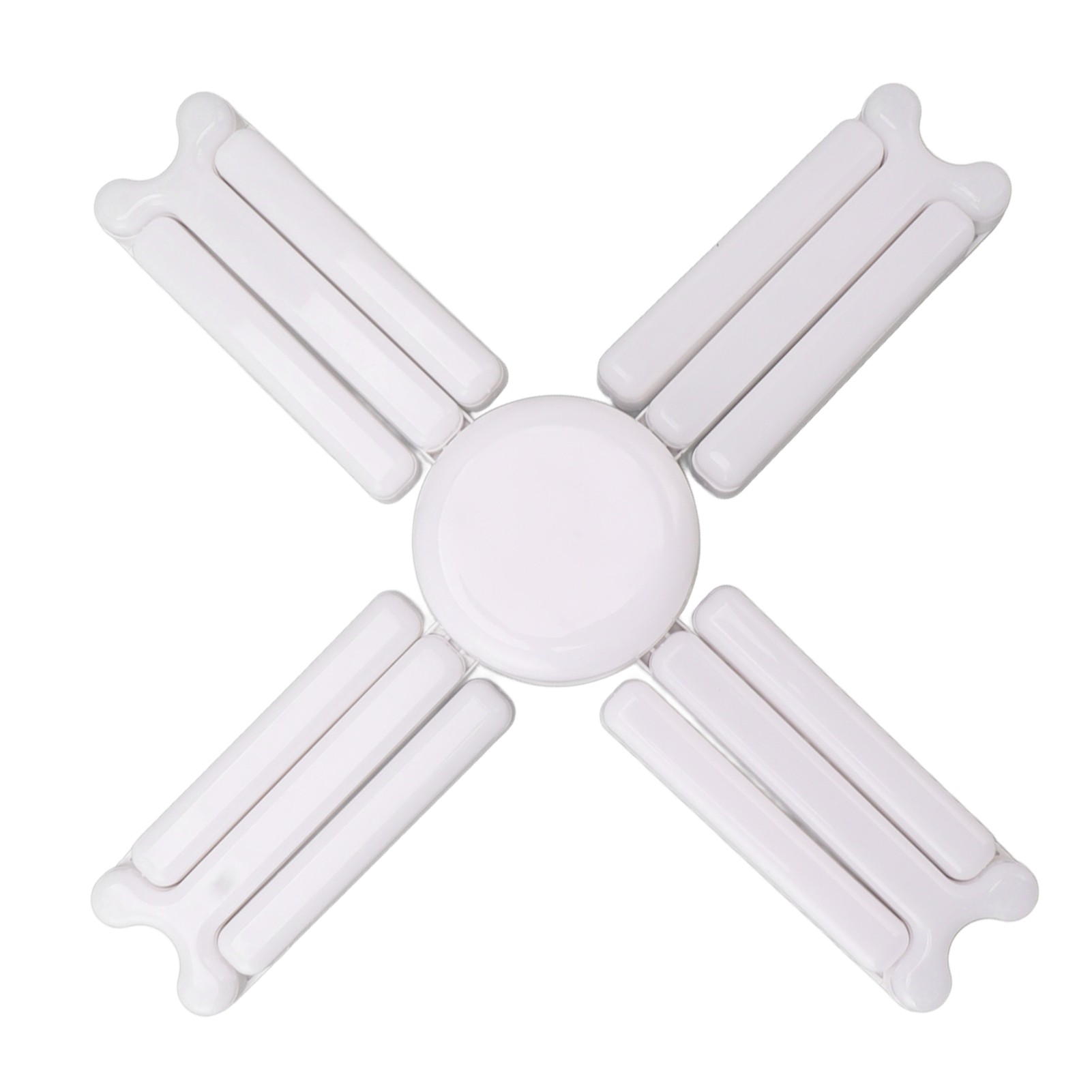 Toivize 80w E27 Led-garagenlampe Mit 4 Verstellbaren Flügeln, Kaltweiß 6000k, 7200lm, Leistungsstarke Werkstattbeleuchtung