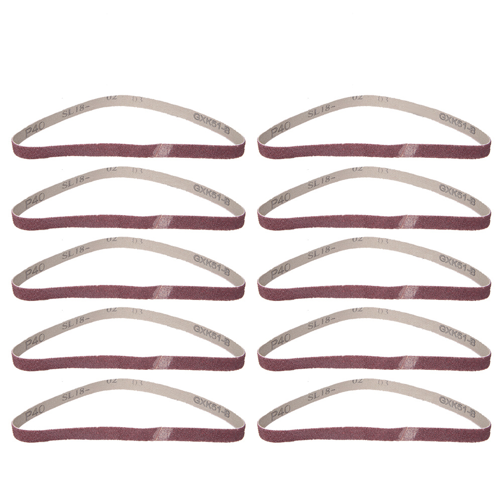 Gxk51-b 457 X 13 Mm Kreisschleifband, Körnung 40, Aluminiumoxid, Für Schleifmaschinen, 10er-packung