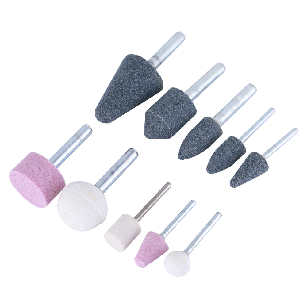 Toivize 10-teiliges Keramikschleifkopf-set (5x3 Mm + 5x6 Mm) – Hohe Haltbarkeit Für Rotationswerkzeuge, Ideal Für Präzisionsschleifen