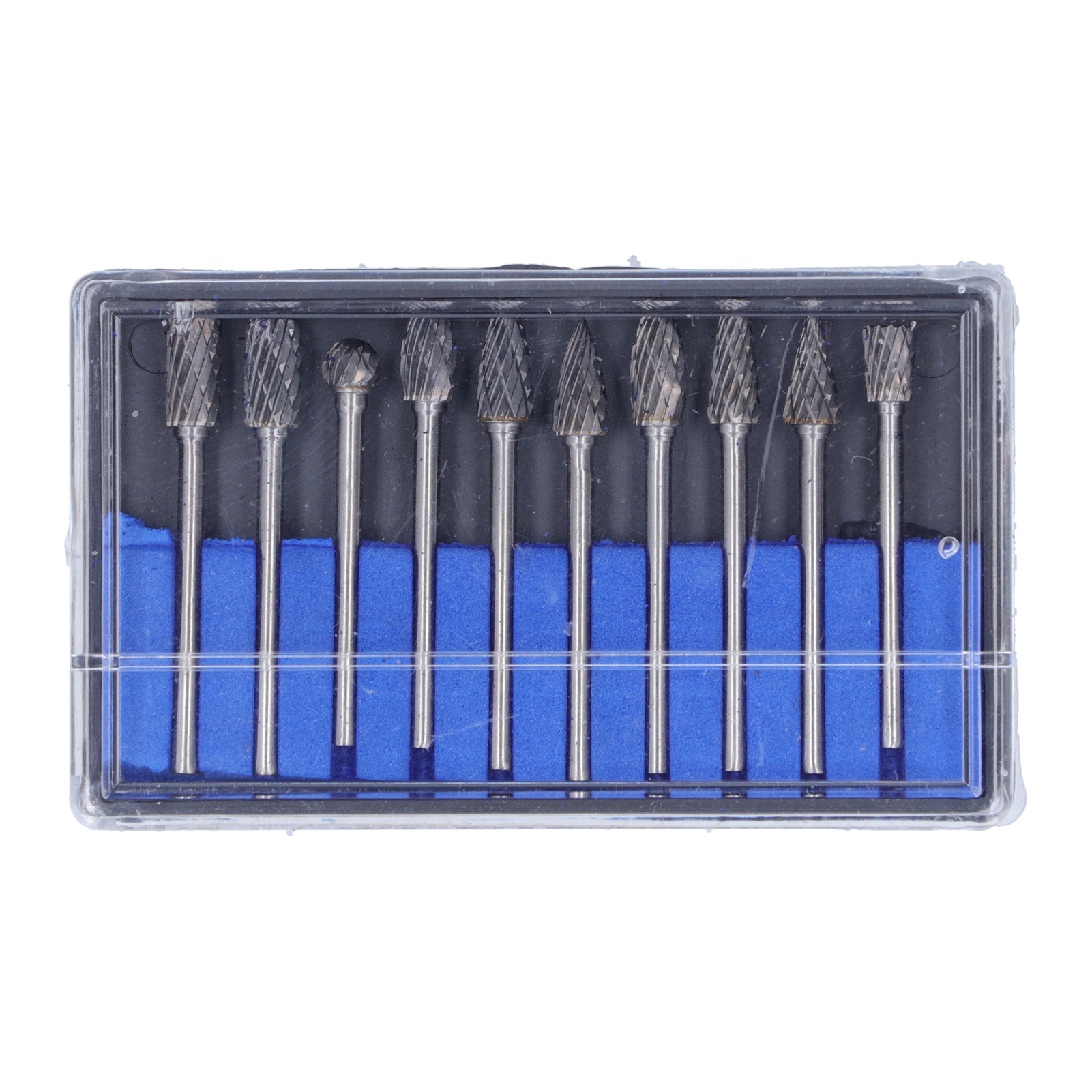 Set Mit 10 Hartmetall-rotationsfräsern, 3-mm-schaft, Für Holz, Kunststoff Und Aluminium, Dremel-kompatibel, Präzisions-schnitzset