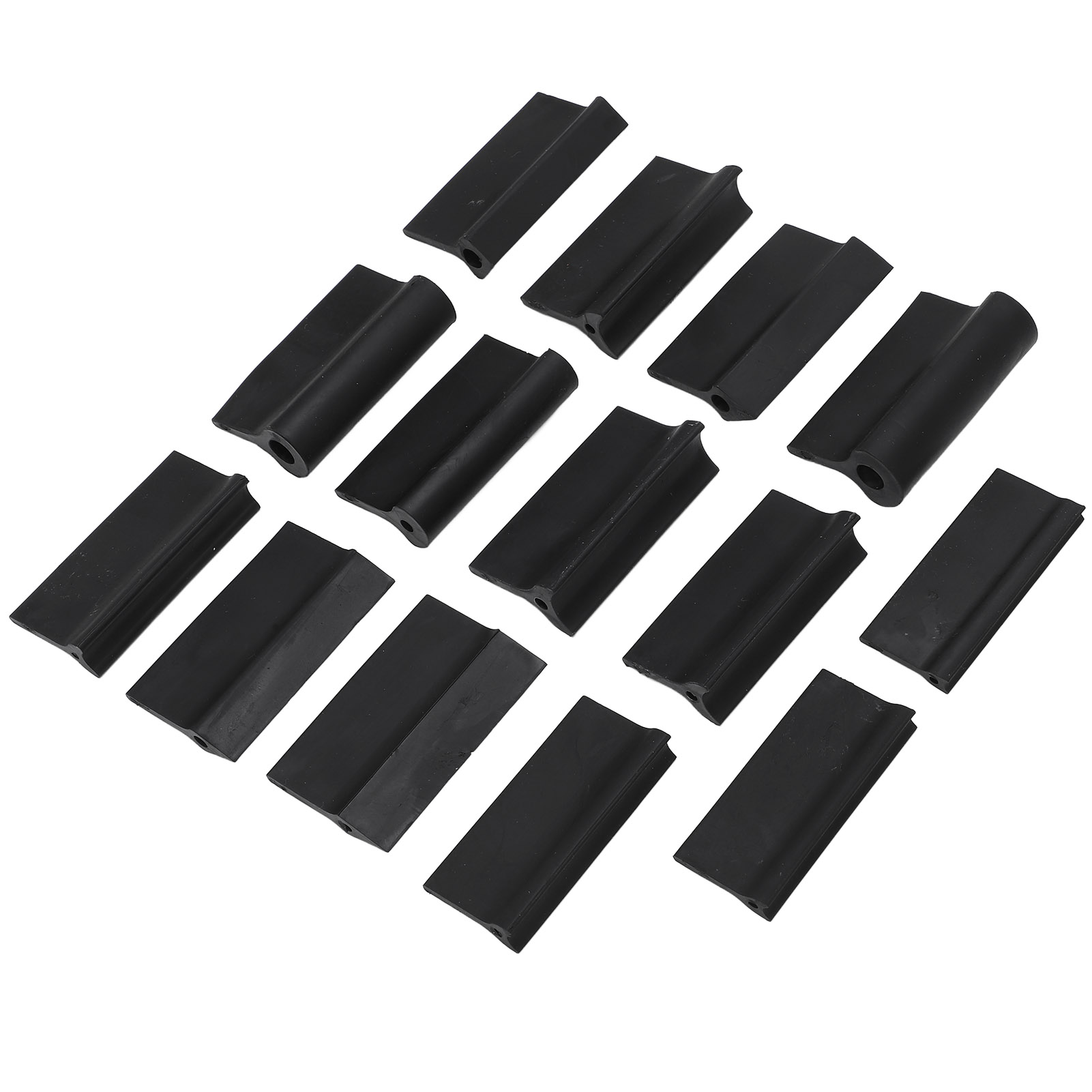 Schleifklötze Aus Weichem Gummi – 14-teiliges Set – 3 Formen Für Holz Und Kurven – Schwarz