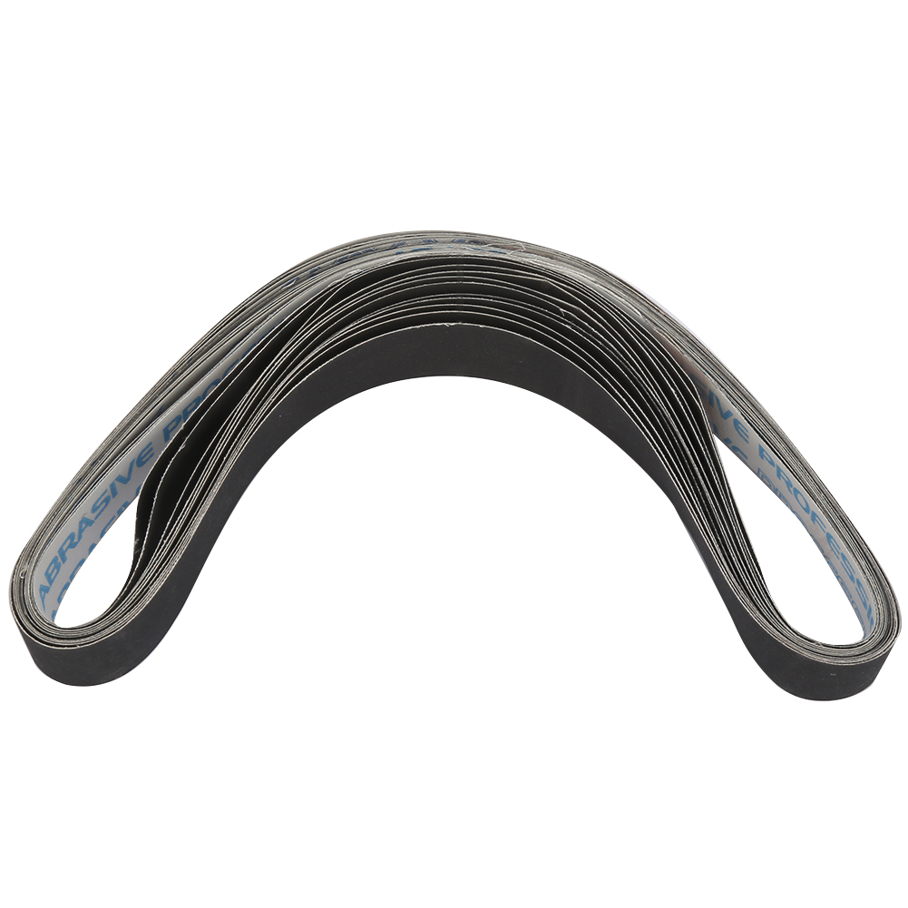 760 X 25 Mm Aluminiumoxid-schleifbänder, Körnung 400–1000, 12er-packung, Für Bandschleifer, Feinschleifen Von Holz Und Metall