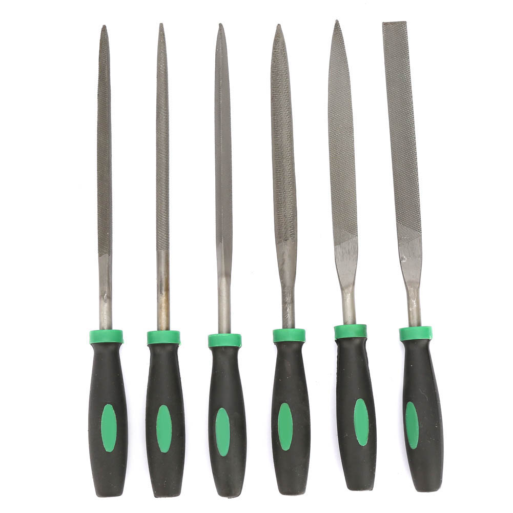 Set Mit 6 Mini-feilen Aus Gehärtetem Stahl Für Metall Und Holz – Präzise Und Ergonomische Handfeilen