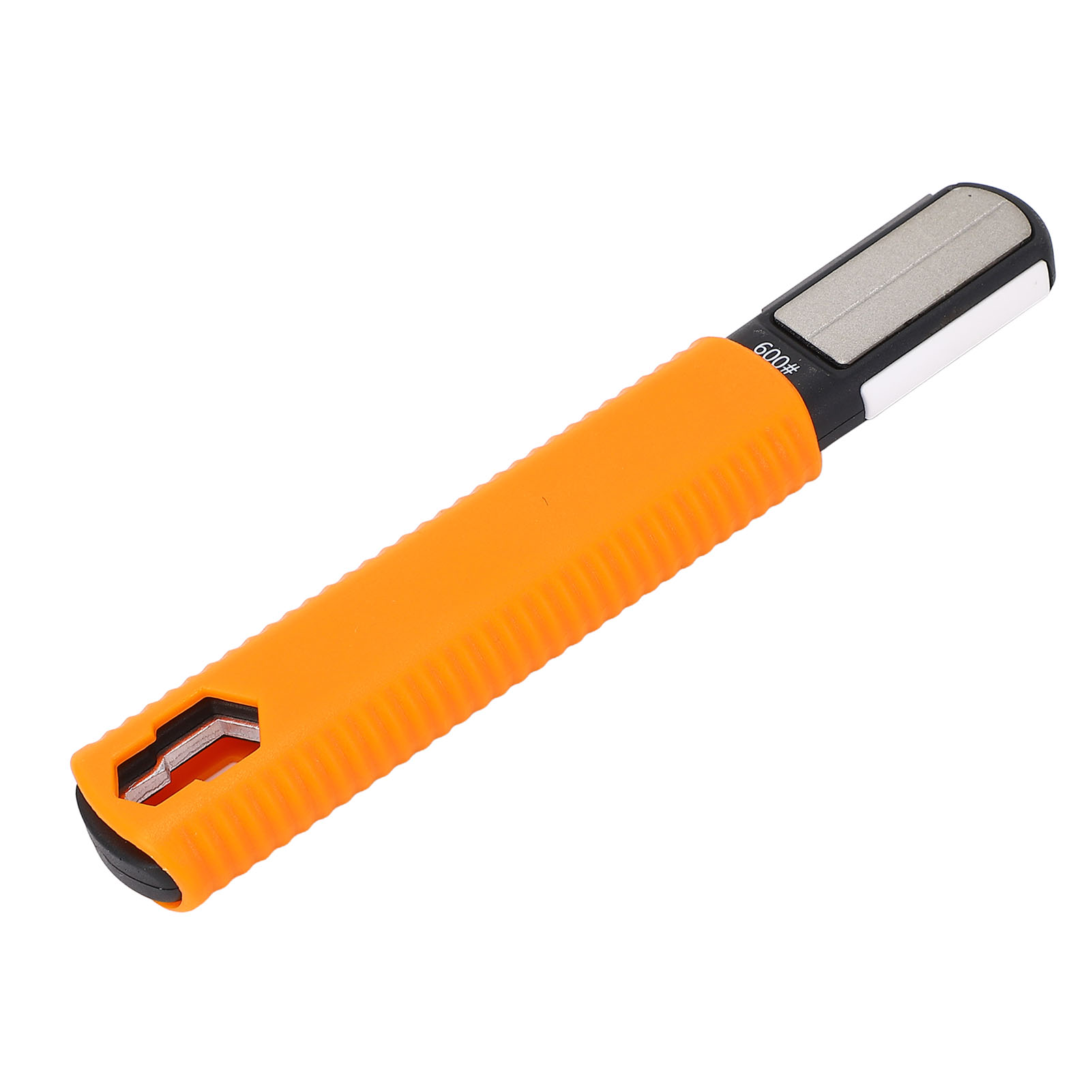 Multifunktionaler Schärfer Für Rasenmäher-, Gartenscheren- Und Axtklingen Mit 10/13-mm-steckschlüssel, Diamantschleifmittel (körnung 360-600-1000), Orange