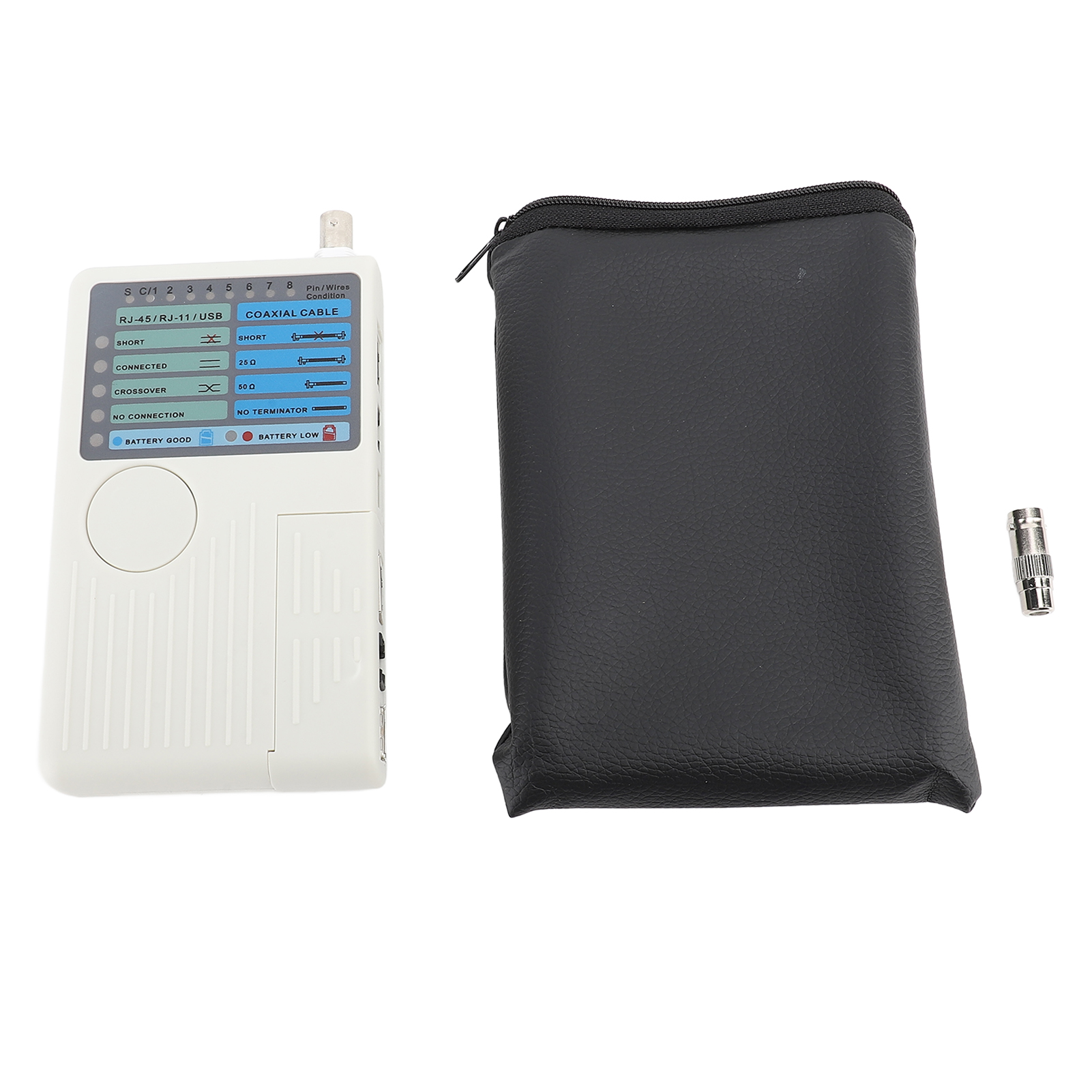 Tragbarer 4-in-1-netzwerkkabeltester (usb/bnc/rj11/rj45) Für Utp/stp – Kompakt Und Mit Akustischem Signal