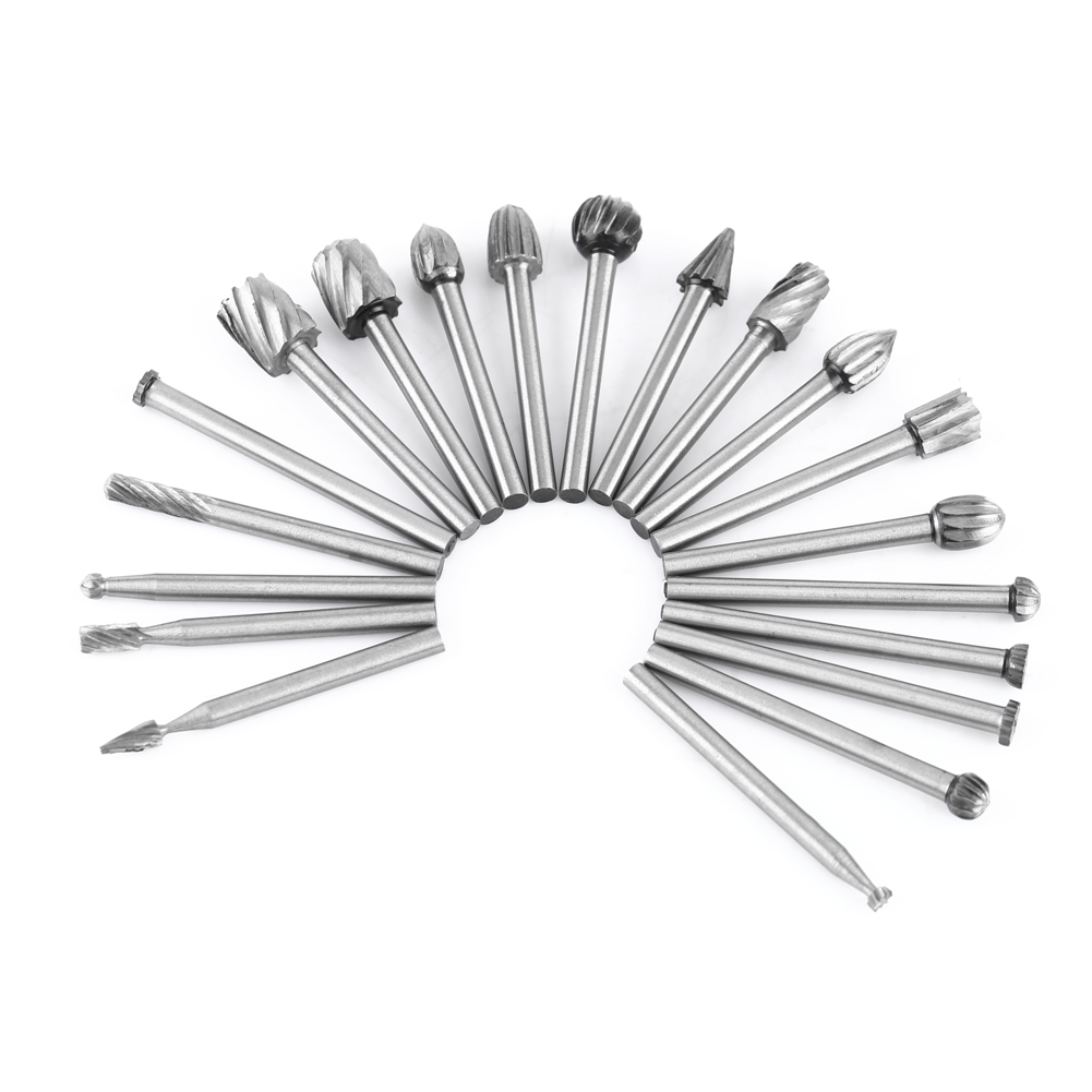 Set Mit 20 Hss-rotationsfräsern Mit 3,1-mm-schaft Für Holz Und Kunststoff – Präzises Und Langlebiges Fräsen
