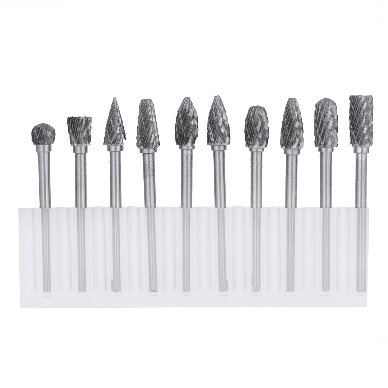 Set Mit 10 Hartmetall-rotationsfräsern (6 X 3 Mm) Für Dremel-rotationswerkzeuge – Präzision Und Langlebigkeit Für Professionelle Heimwerker.