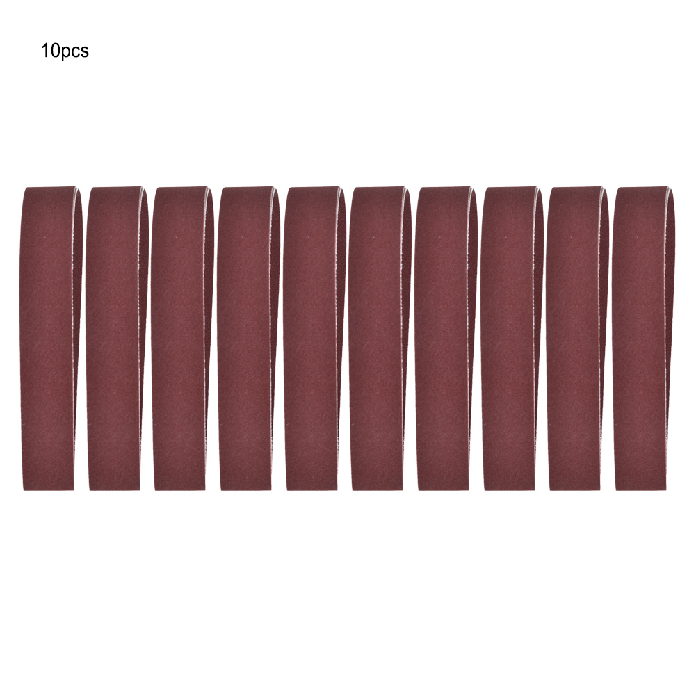 Schleifbänder Für Bandschleifer, 760 X 25 Mm, Körnung 320, Aluminiumoxid, 10er-packung, Für Holz Und Metall