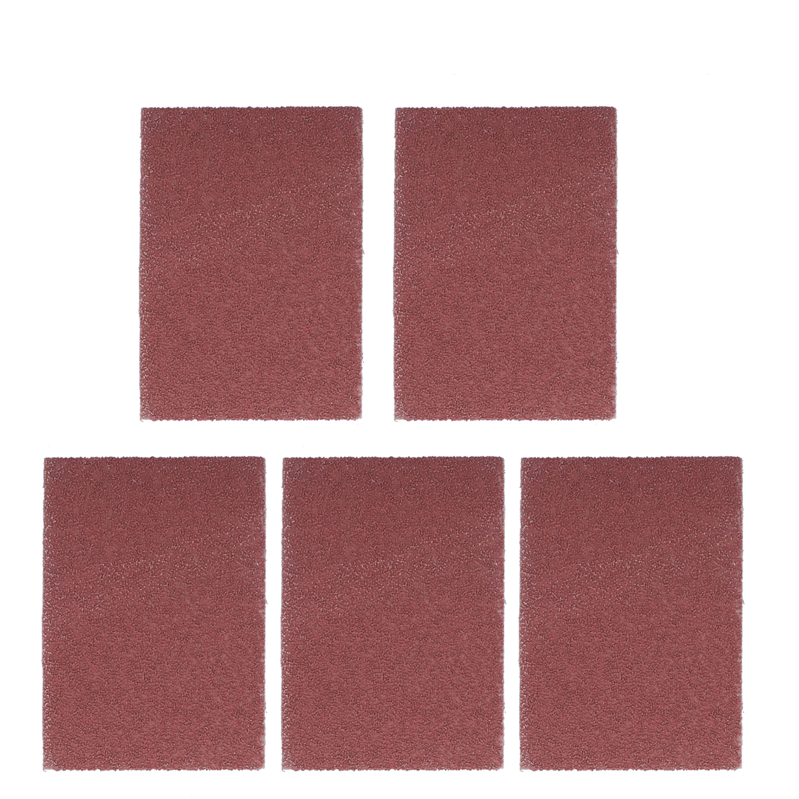 Satz Mit 5 Roten Aluminiumoxid-schleifbändern, Körnung 240, 141 X 100 Mm, Zum Feinschleifen Von Holz Und Metall Auf Einem Trommelschleifer