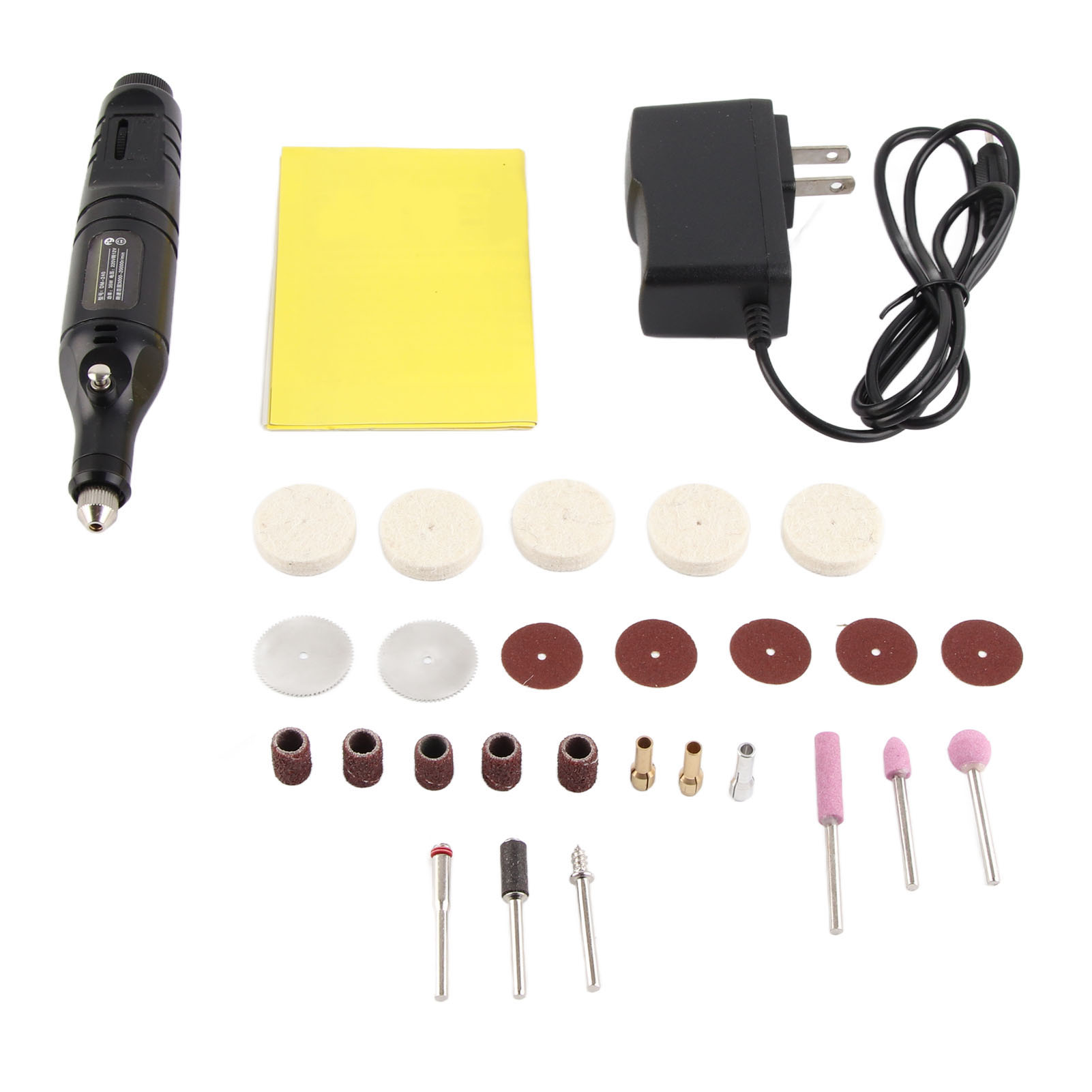 Toivize 35w Mini-elektroschleifer Mit Kabel, Variabler Drehzahl Und 26 Zubehörteilen Zum Gravieren, Schleifen Und Präzisionspolieren Von Holz