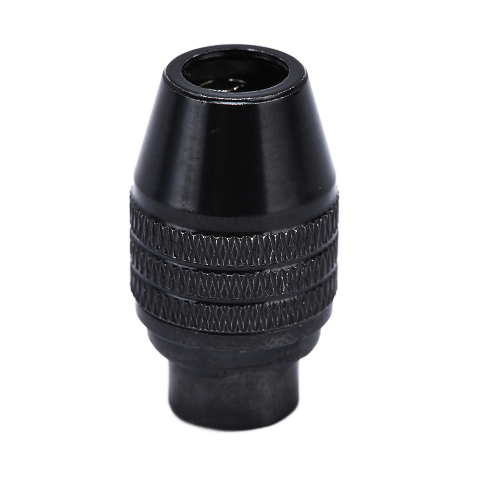 Universelles 3-backen-bohrfutter Für Elektrische Winkelschleifer – Kohlenstoffstahl, 8x0,75-mm-gewinde, 0,3–3,2 Mm Schnellspannbereich, Mattschwarz