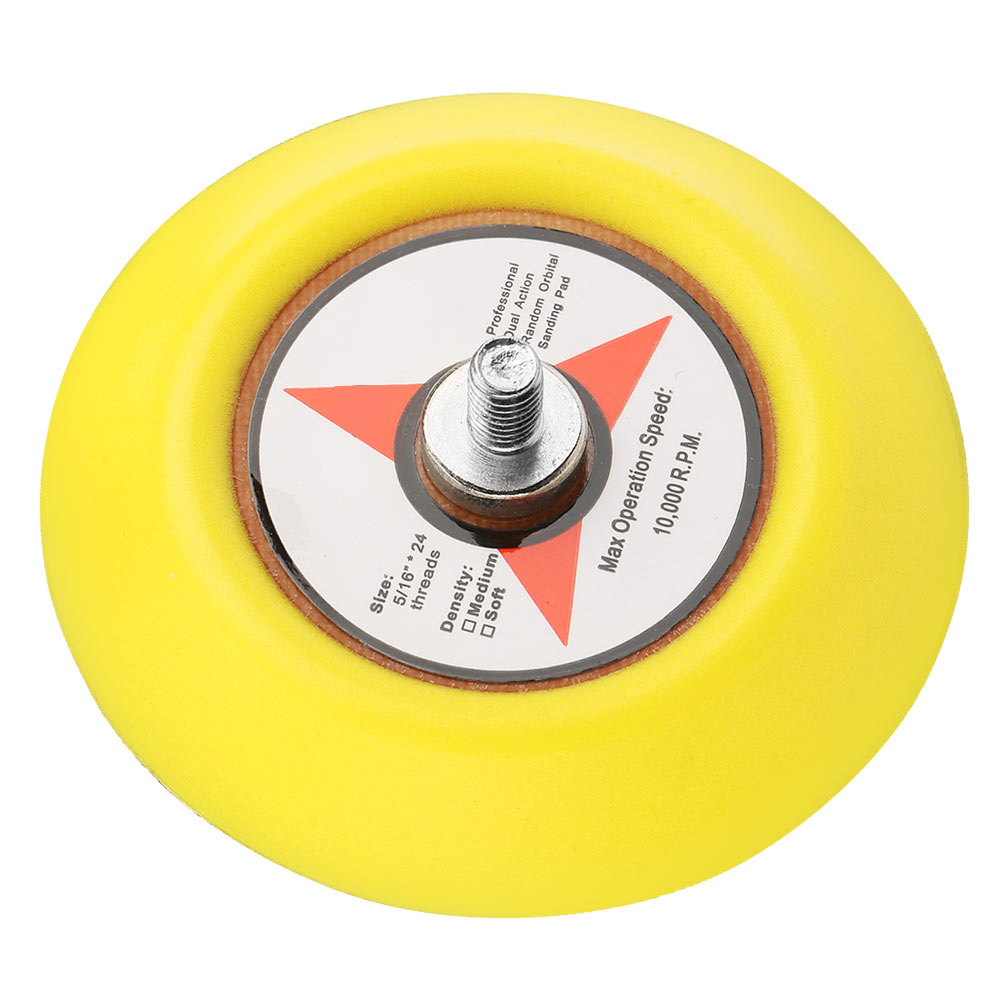Pneumatische Schleifscheibe Nr. 04 73 Mm M8 Aus Aluminium Und Pu Für Druckluftschleifer, Präzise Bearbeitung Von Holz Und Metall