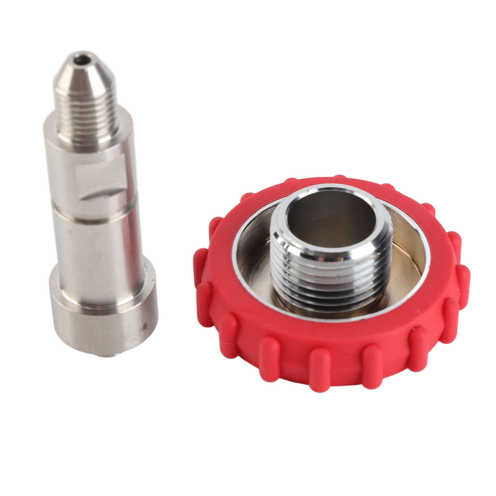 Co2-adapter Aus Edelstahl, G5/8 Auf 7/16-20 Flaschenanschluss, Robuster Und Auslaufsicherer Edelstahl Für Selbstgebrautes Bier (hebevorrichtung)