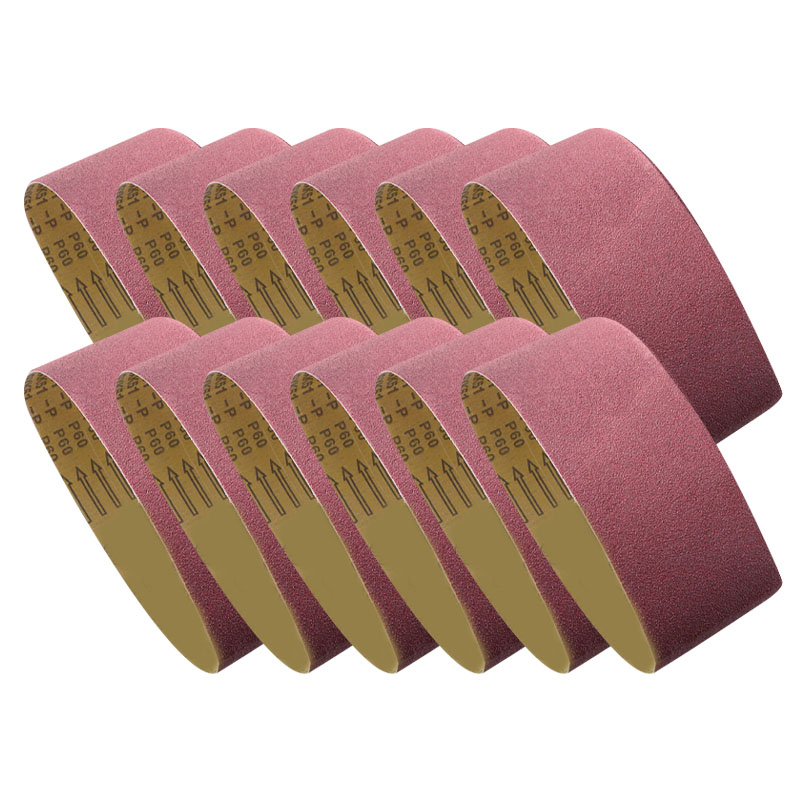 10er-pack Schleifbänder Für Bandschleifer, 610 X 100 Mm, Körnung 240, Aluminiumoxid, Für Holz Und Metall