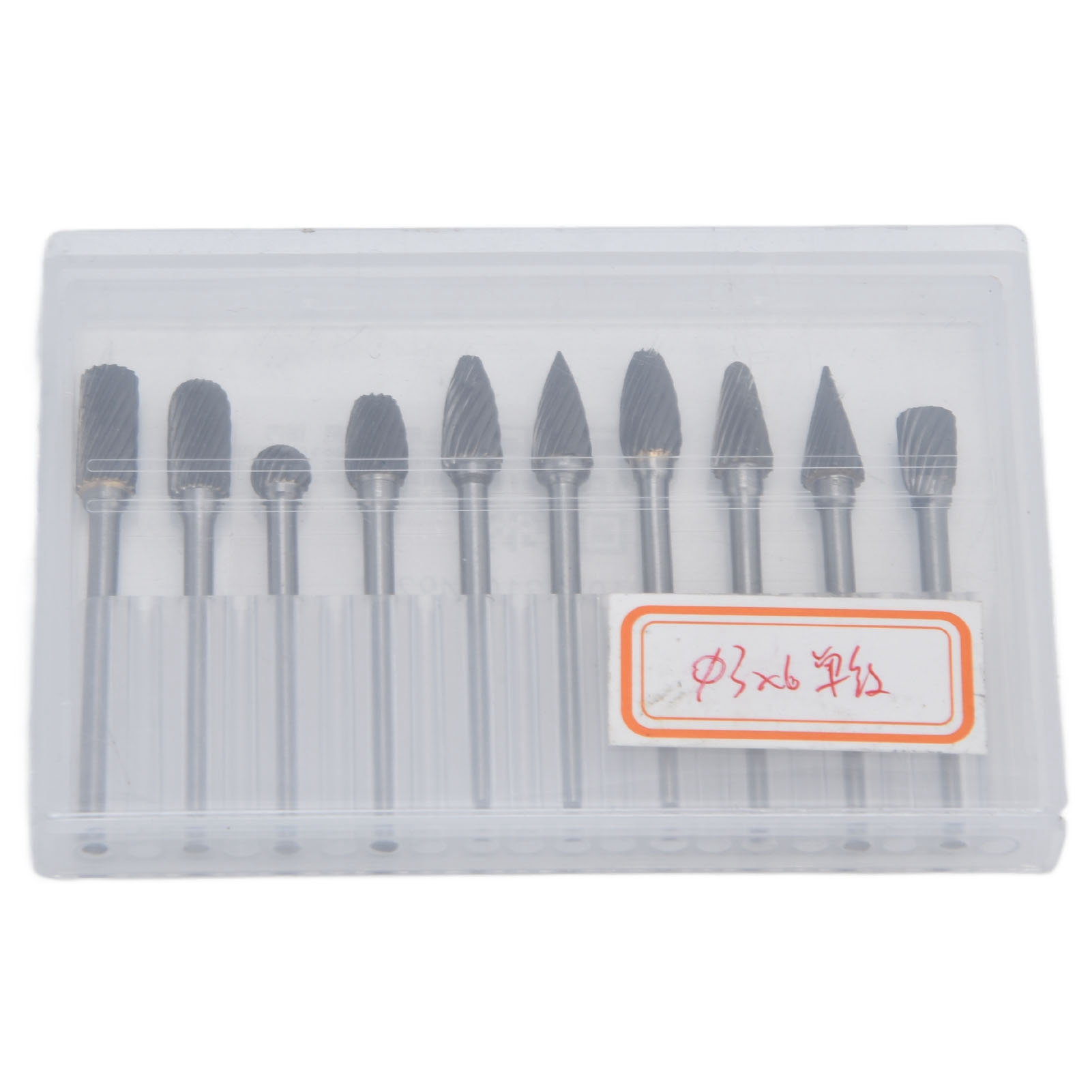 Set Mit 10 3-mm-doppelzahn-rotationsfräsern Aus Wolframkarbid Für Dremel – Präzise Bearbeitung Von Holz, Metall Und Stein