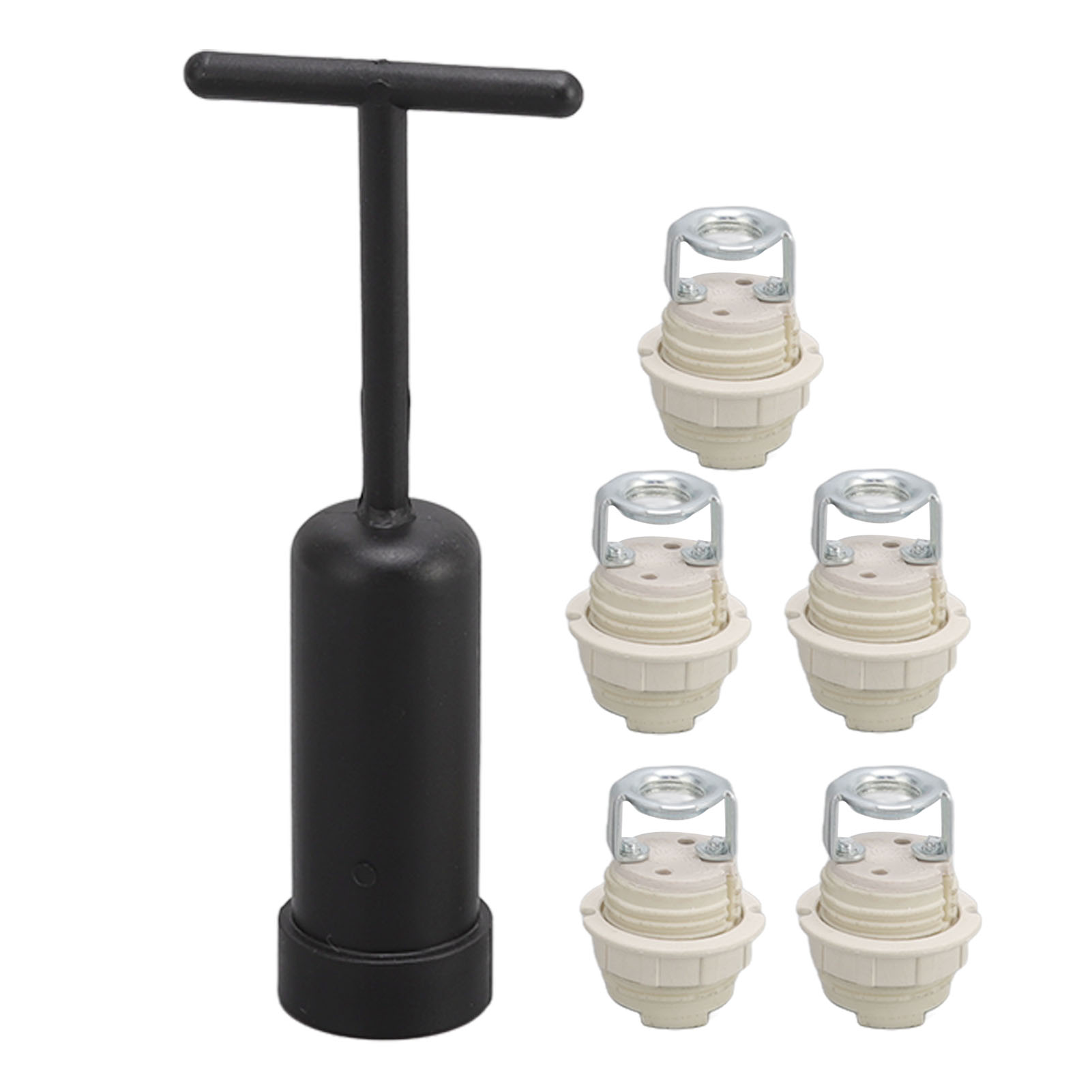G9 Keramikfassung – Toivize – M10 Zink – 5er-pack Robuste, Hitzebeständige Fassungen + Hülse Für Designer-innenbeleuchtung