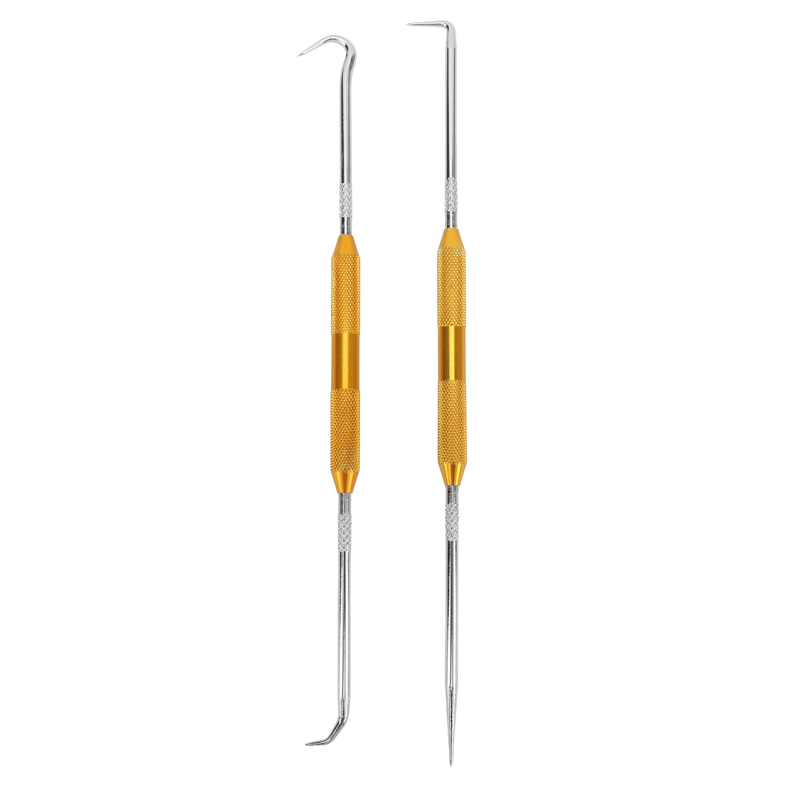 Ortvia Vt01571 Präzisionswerkzeugset Aus Edelstahl (2-teiliges Set): Haken Und Durchschlag Zum Entfernen Von O-ringen Und Kleinen Autoteilen