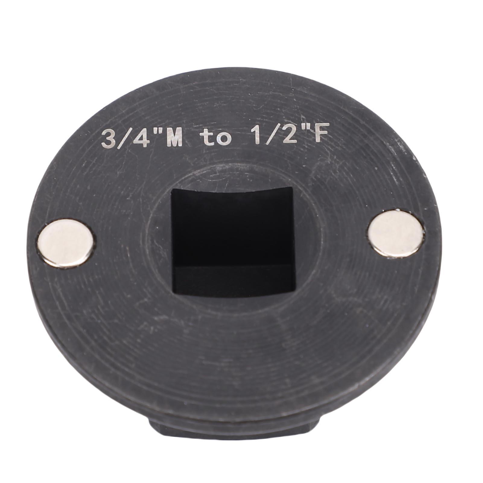 Toivize 3/4"m-1/2"f Flachprofil-schlagschrauber-einsatzadapter, Chrom-vanadium-stahl, Magnetisch