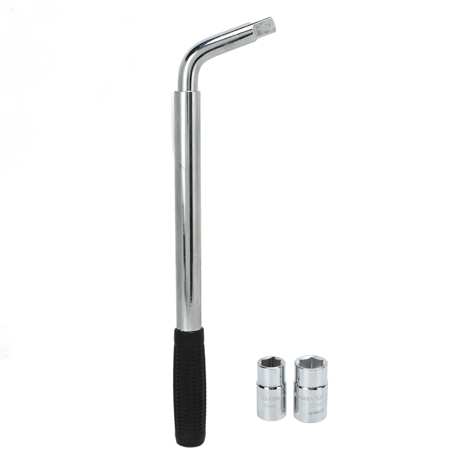 Toivize Teleskop-radmutternschlüssel, Chrom-vanadium-stahl, 2 Bits (17–23 Mm), Verstellbarer Griff (33–48 Cm), Robustes Und Kompaktes Werkzeug
