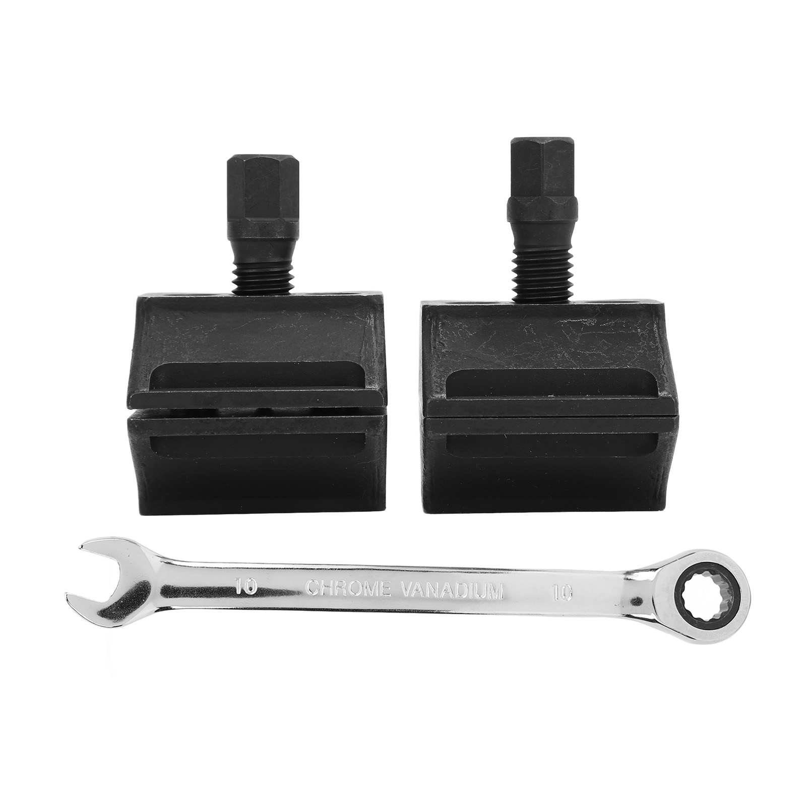 2-teiliges Kugelgelenk-abzieher-set Aus Stahl, Universelles Werkzeug Zur Demontage Der Radaufhängung, Lenknabe, 10-mm-schlüssel Inklusive, Hochleistungsausführung