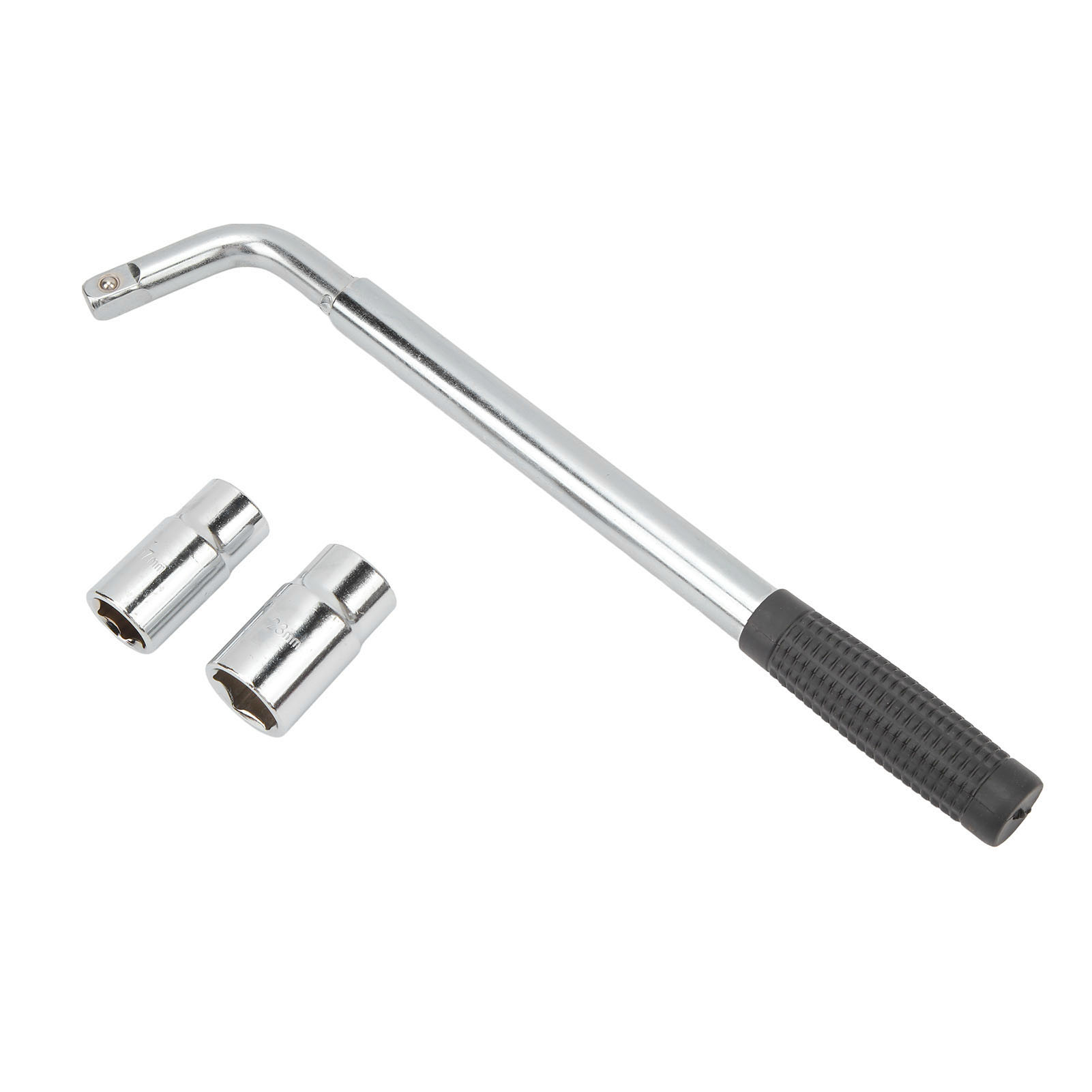 Teleskop-radmutternschlüssel – Toivize – L-linie – Gehärteter Stahl 45, 17–23 Mm, 35–53 Cm