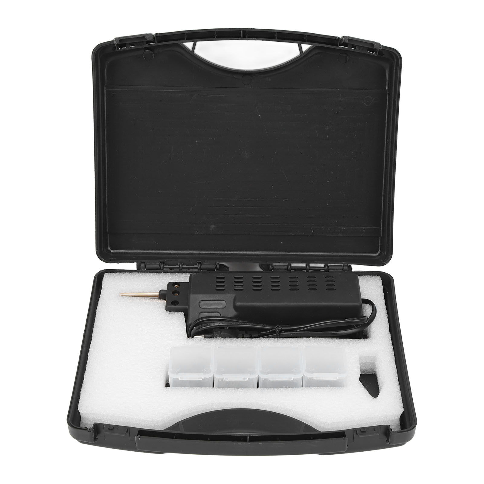 Kunststoffschweißset – Toivize – 220–250 V – Robustes Schwarzes Set Mit 200 Klammern Aus Abs Und Aluminiumlegierung Für Die Reparatur Von Stoßstangen An Autos Und Motorrädern