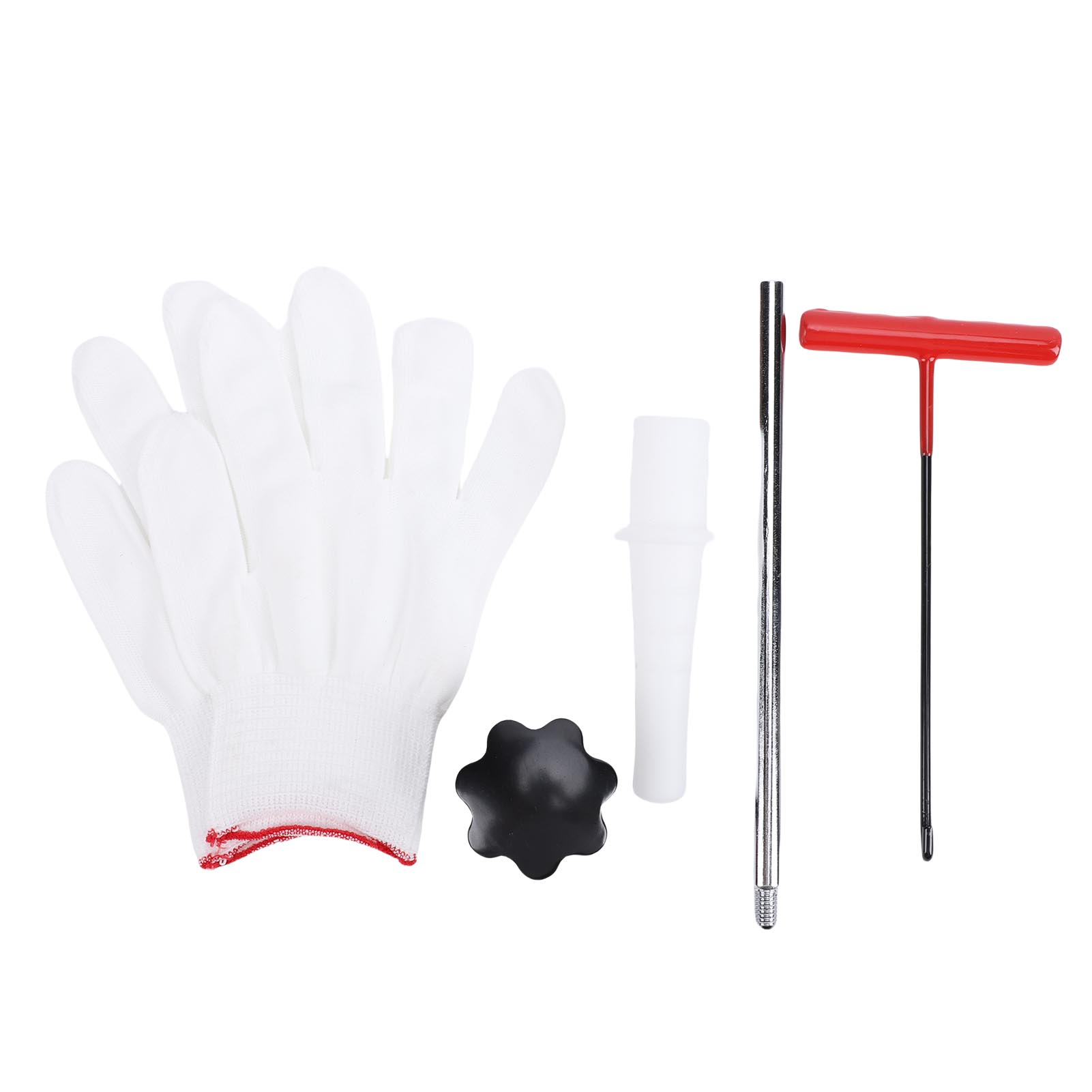 Toivize Tr413 Stahl+abs 6-teiliges Schnellwechsel-werkzeugset Für Reifenventile An Autos Und Motorrädern, Felgendemontage Nicht Erforderlich, 11,3 Mm