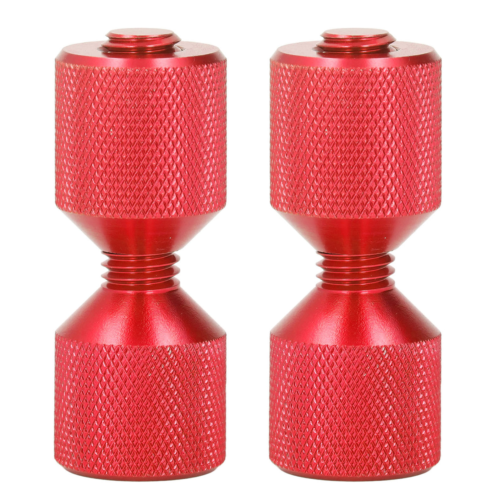 Ausrichtstifte – Standard – M12 1-1/8" – Rot Eloxiertes Aluminium, 2er-set Für Asme 150 Lb Flansche