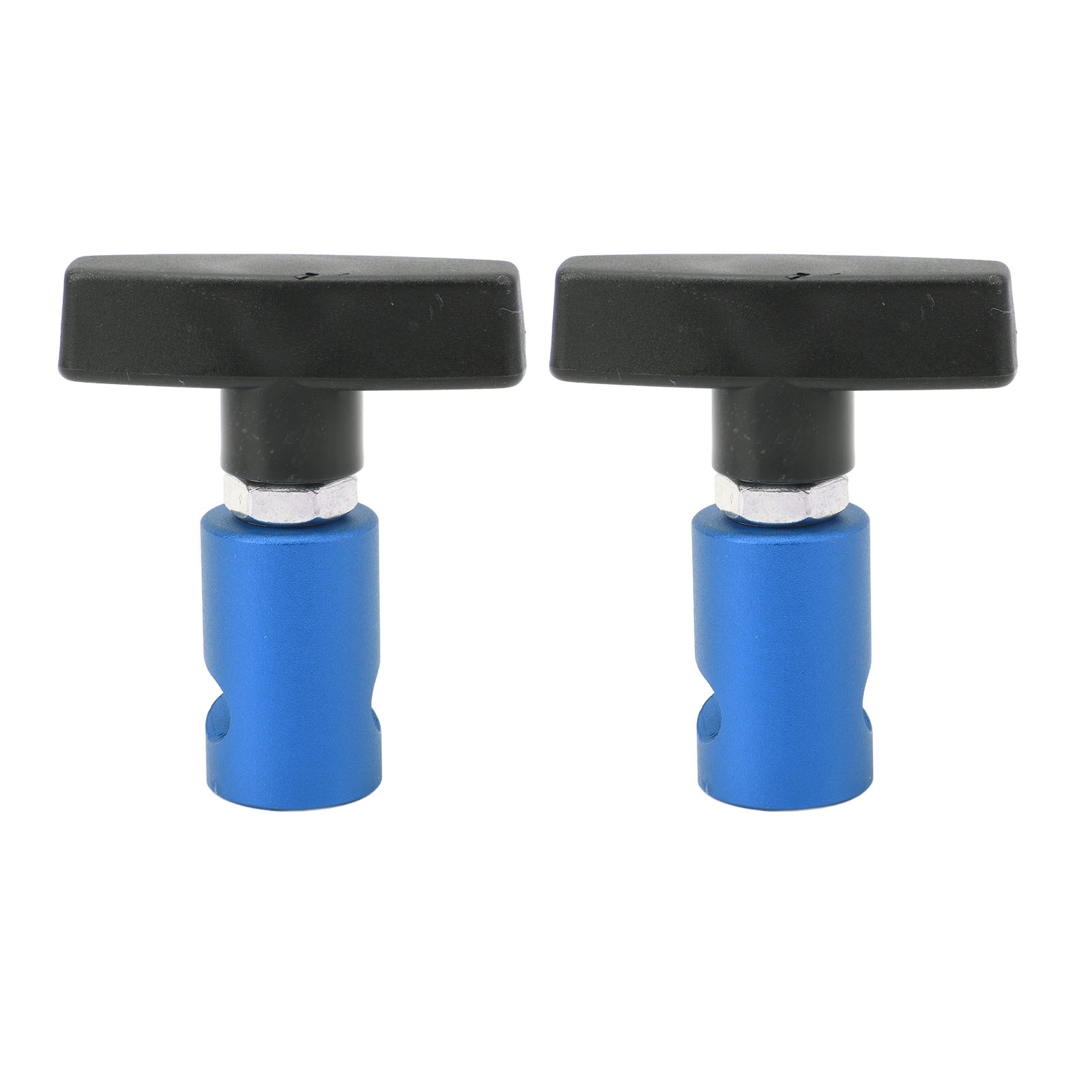 Set Mit 2 Toivize M12 Zündkerzenklemmen Aus Blauem Aluminium Und Kunststoff, 12 Mm Stärke, 2-in-1-werkzeug Für Heimwerker Am Auto