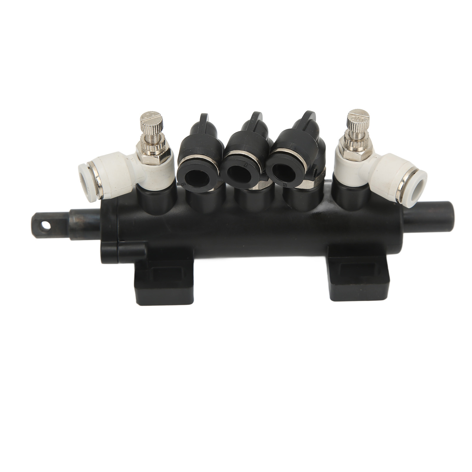 Pneumatisches 5-wege-fußventil Für Reifenmontiermaschinen, Aluminium, 8-mm-anschluss, 70 X 40 Mm Mittenabstand, Hochleistungs-ersatzteil