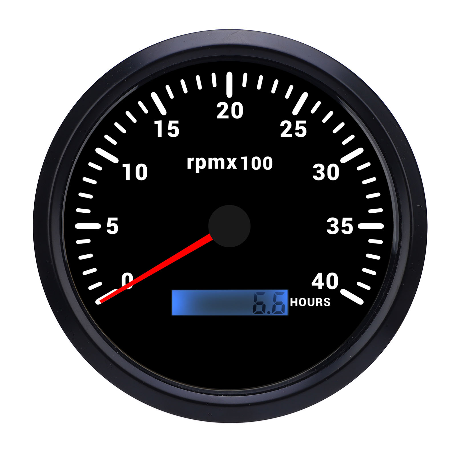Toivize Cxa005b 110mm Drehzahlmesser Mit Betriebsstundenzähler Und 7-farbiger Rgb-hintergrundbeleuchtung Für Lkw/boot