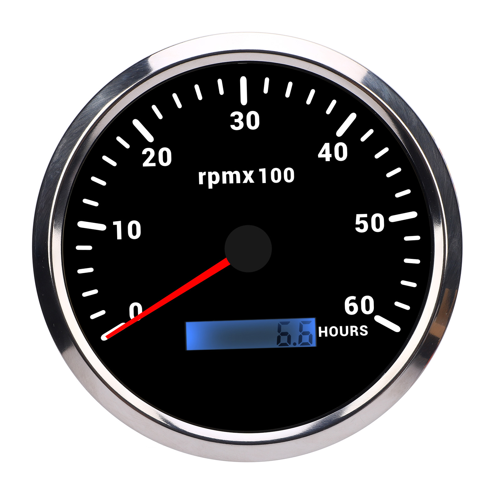 Toivize Cxa007 110-mm-drehzahlmesser Mit Betriebsstundenzähler Und 7-farbiger Rgb-hintergrundbeleuchtung Für Lkw/boot